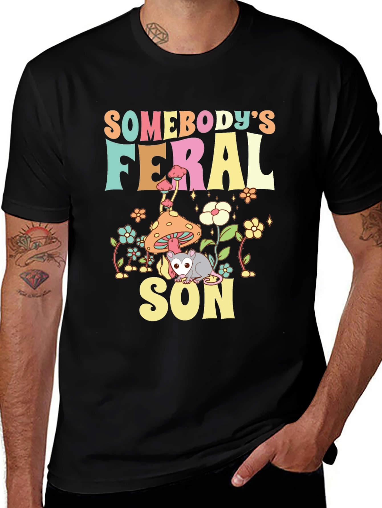 Somebodys Feral Son T-Shirt
