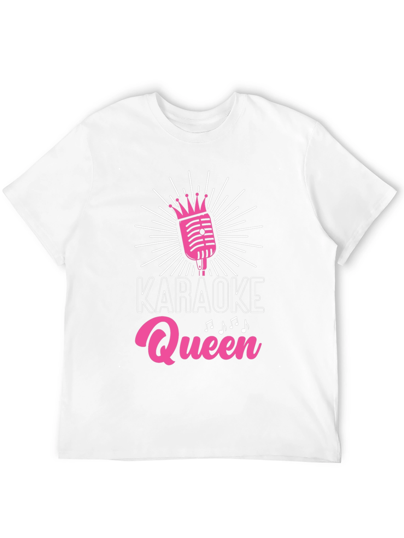 Karaoke Queen Black T-Shirt - Music Lover Gift