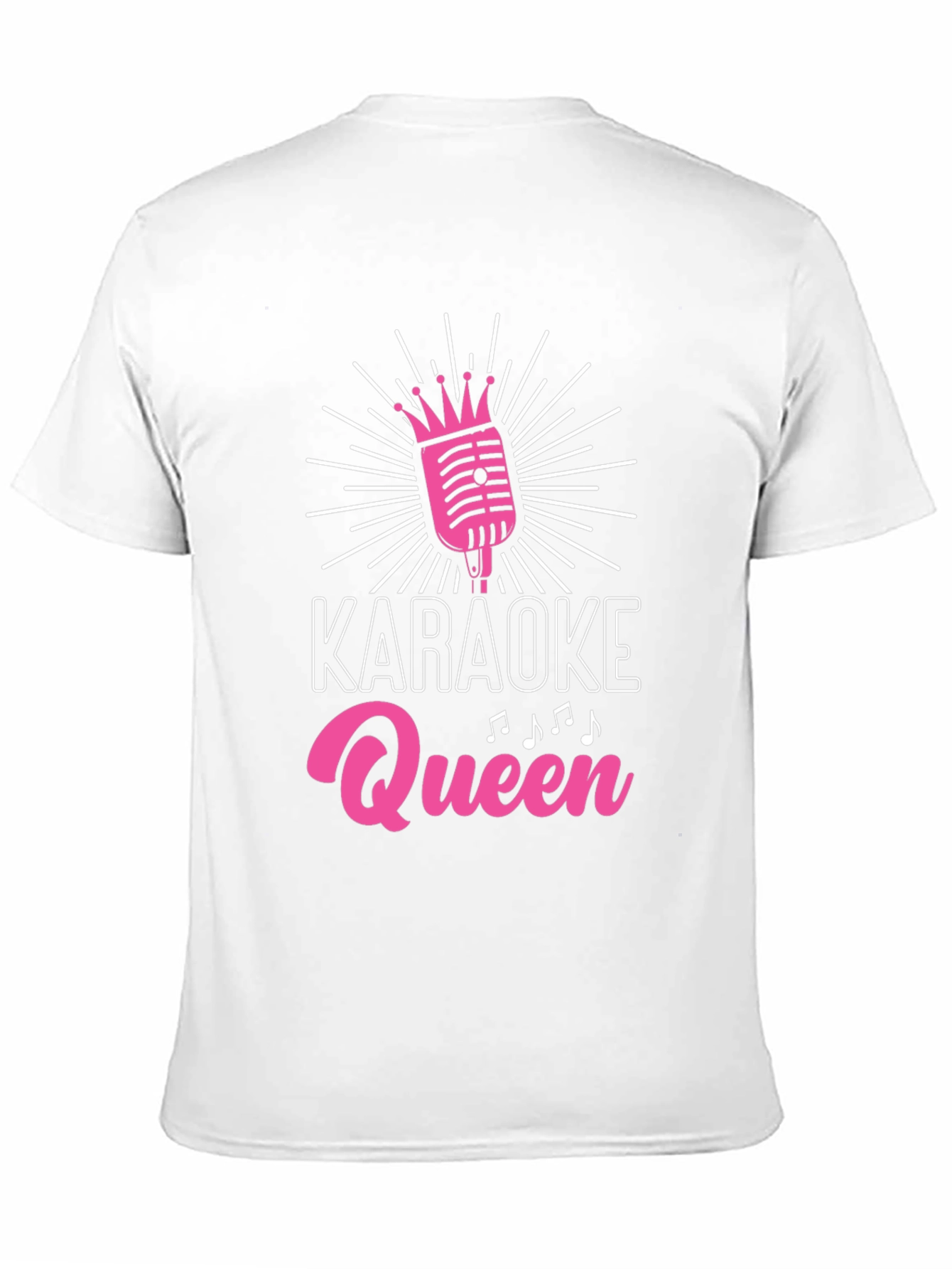 Karaoke Queen Black T-Shirt - Music Lover Gift