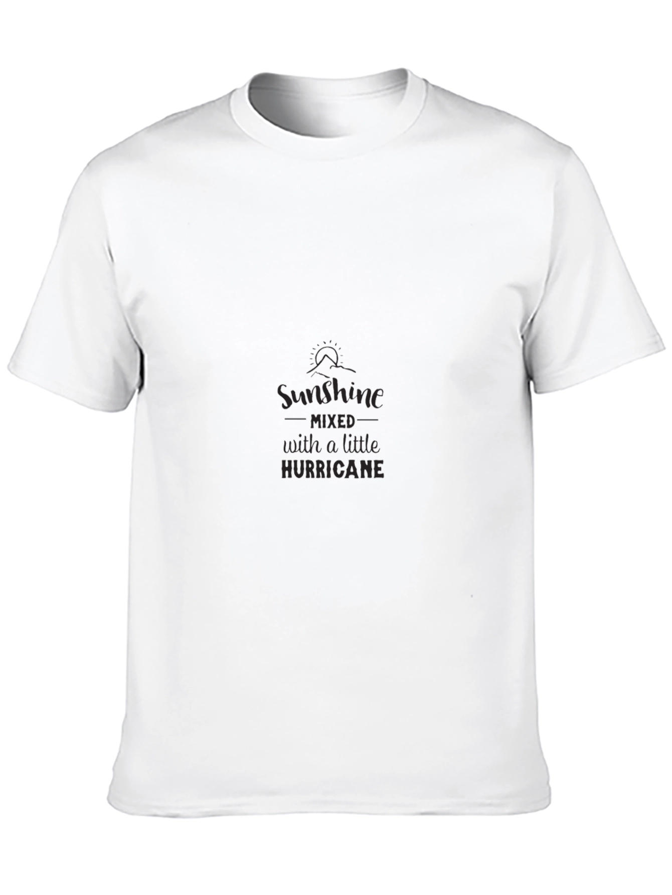 Sunshine & Hurricane Graphic Black T-Shirt