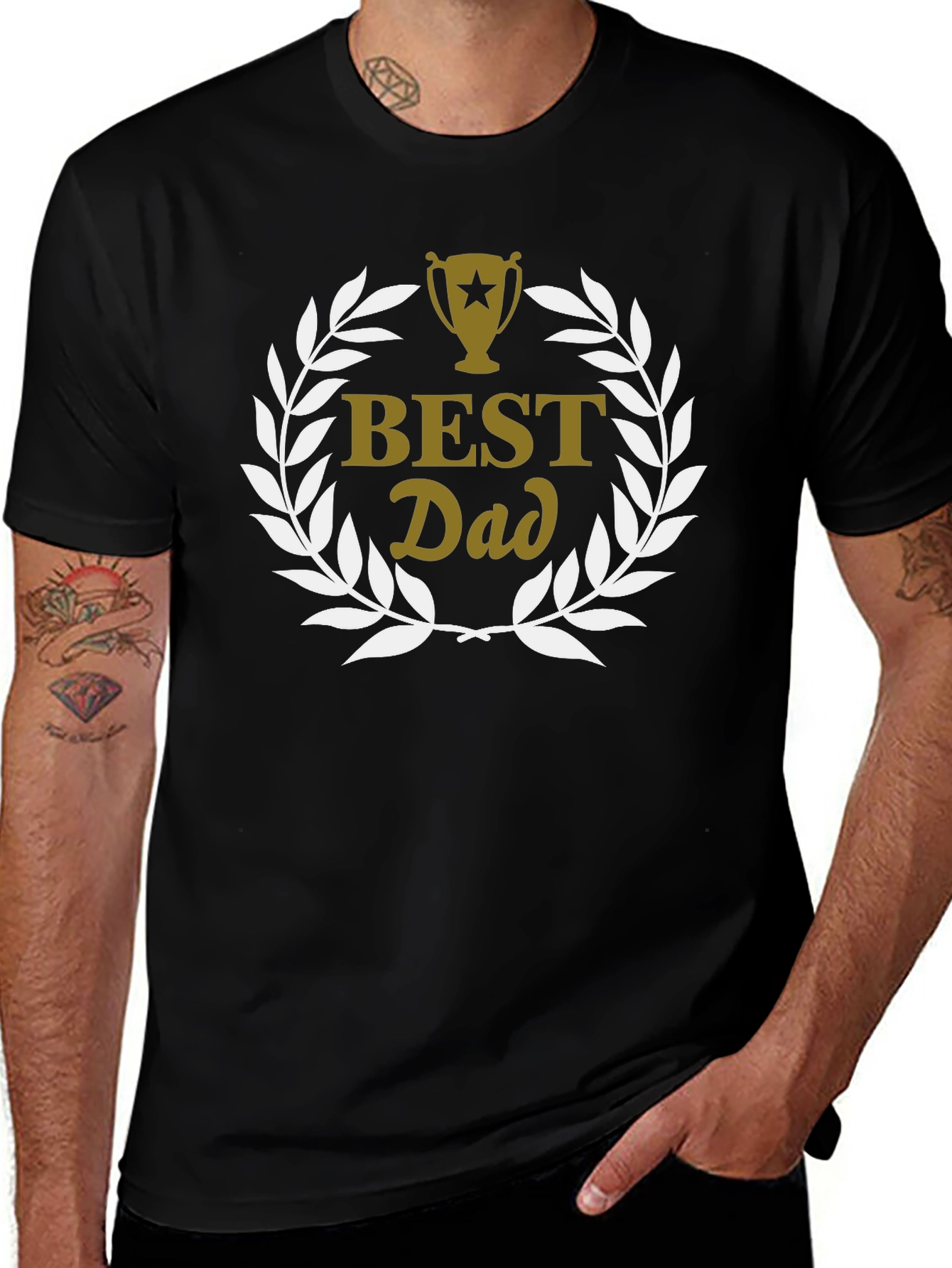 Best Dad Ever Graphic Tee - Fathers Day Gift