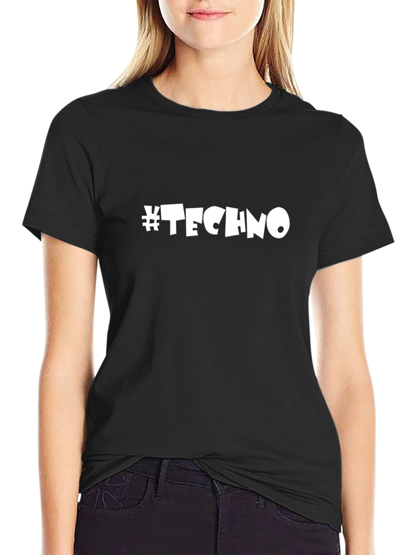 Techno Black T-Shirt