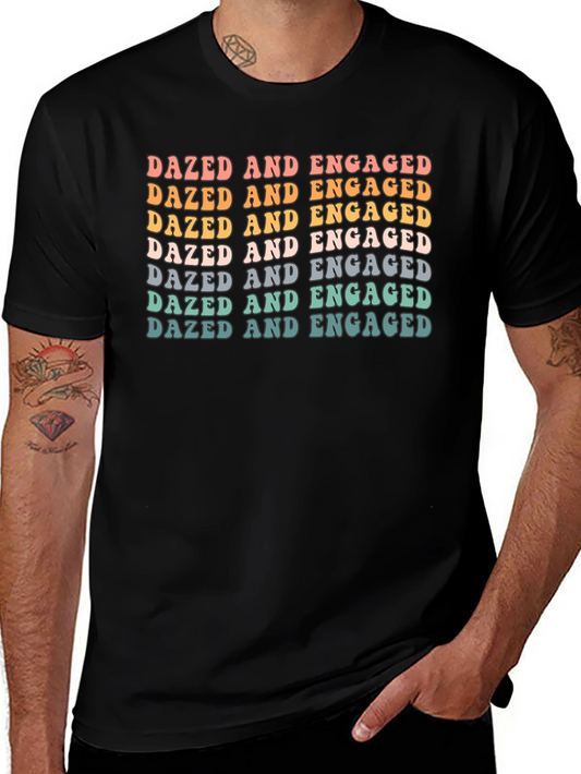 Dazed and Engaged Graphic Tee - Retro Style