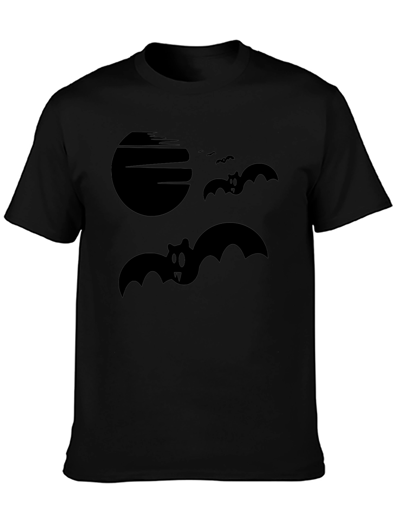 Spooky Bats Graphic Tee - Halloween Style Shirt