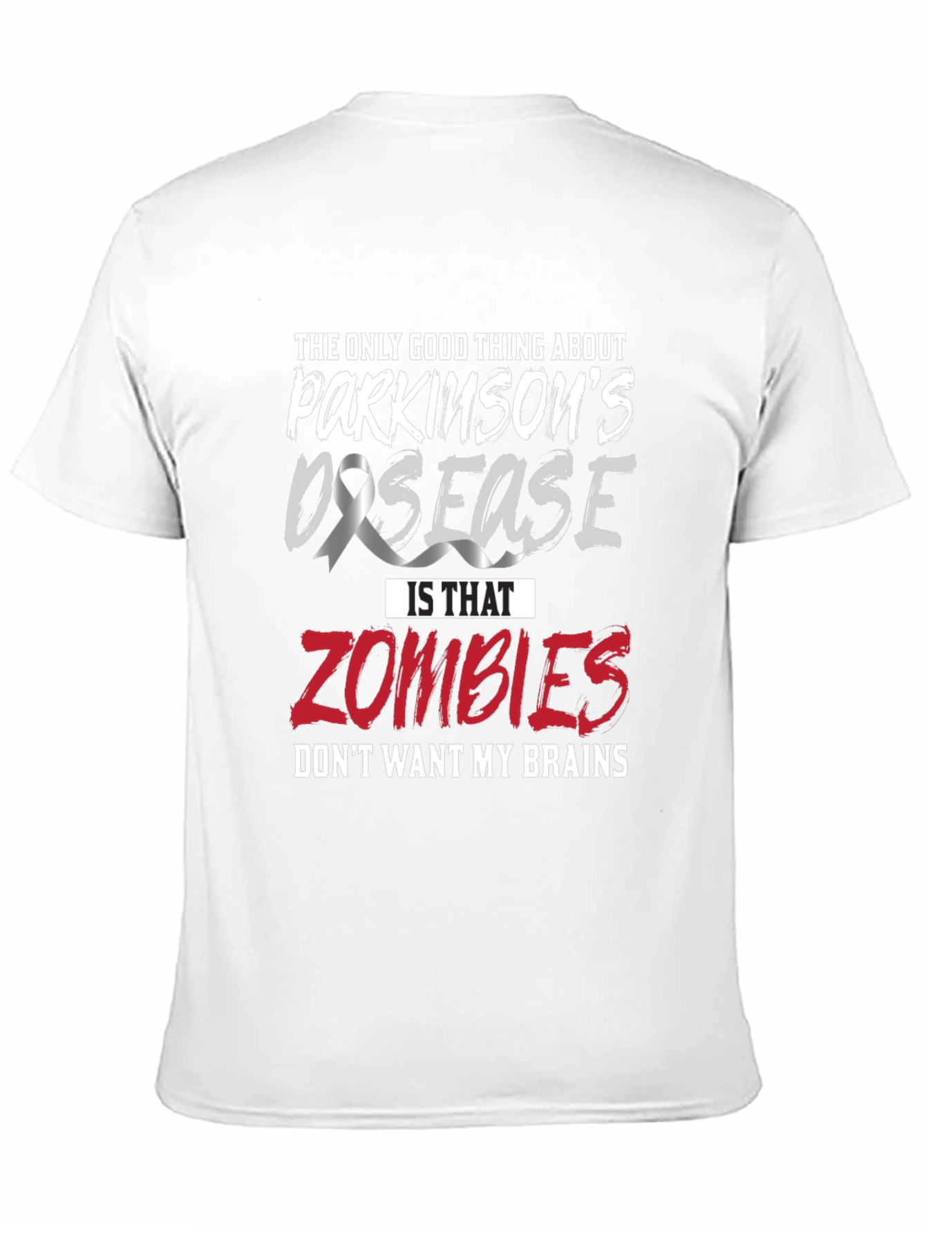 Parkinsons Disease Awareness Zombie Brains T-Shirt