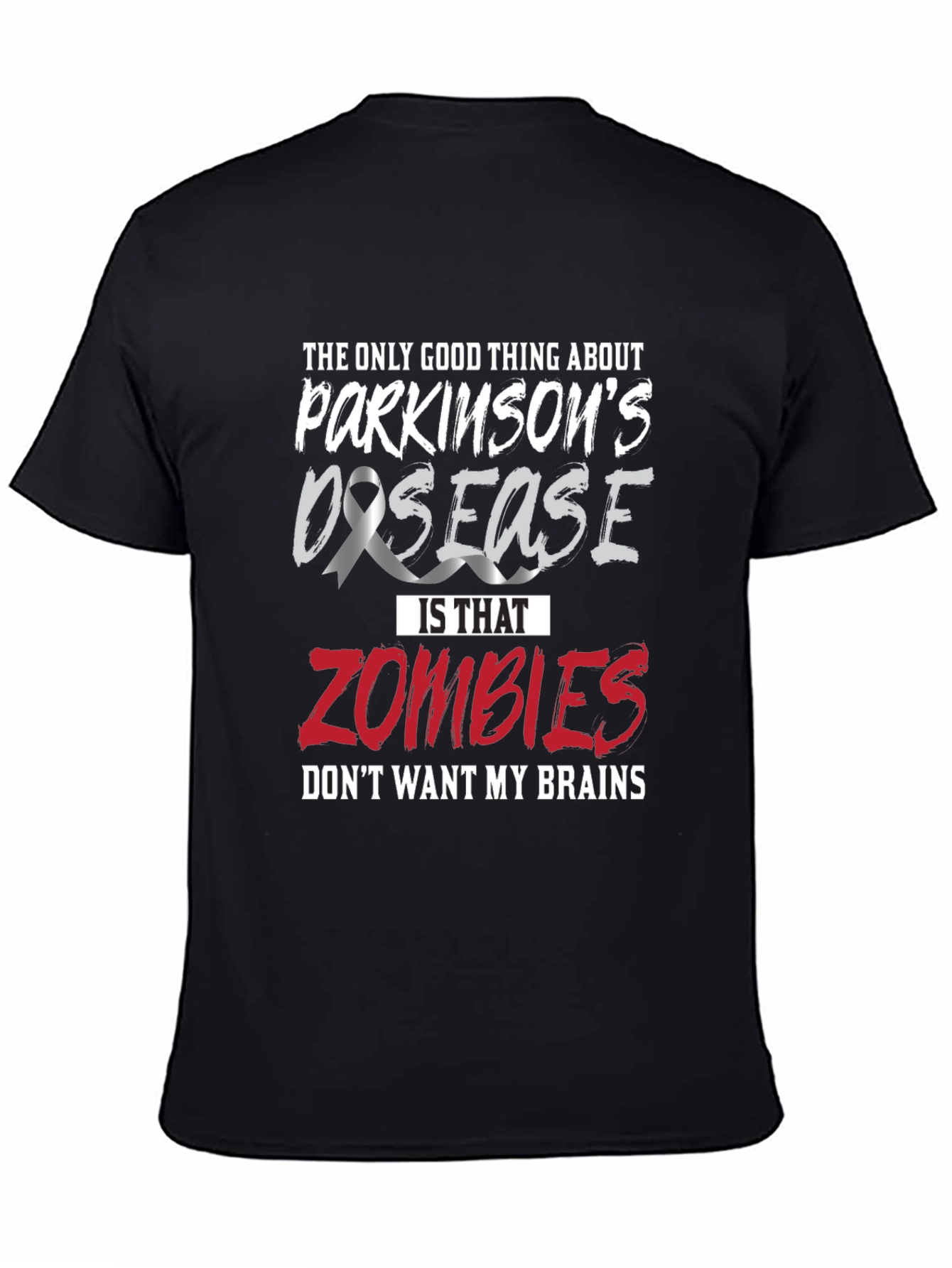 Parkinsons Disease Awareness Zombie Brains T-Shirt