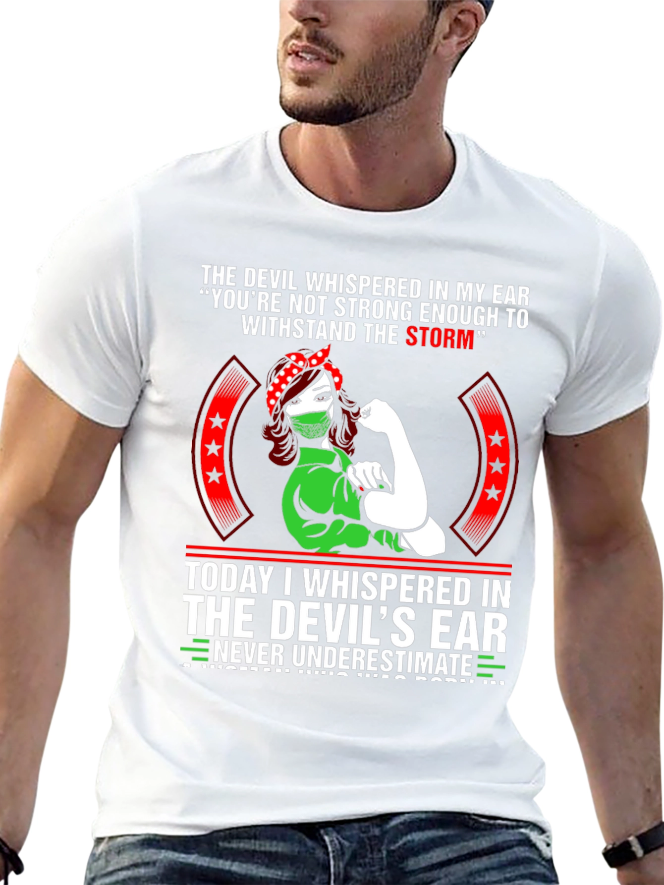 Strong Woman Graphic T-Shirt - Never Underestimate