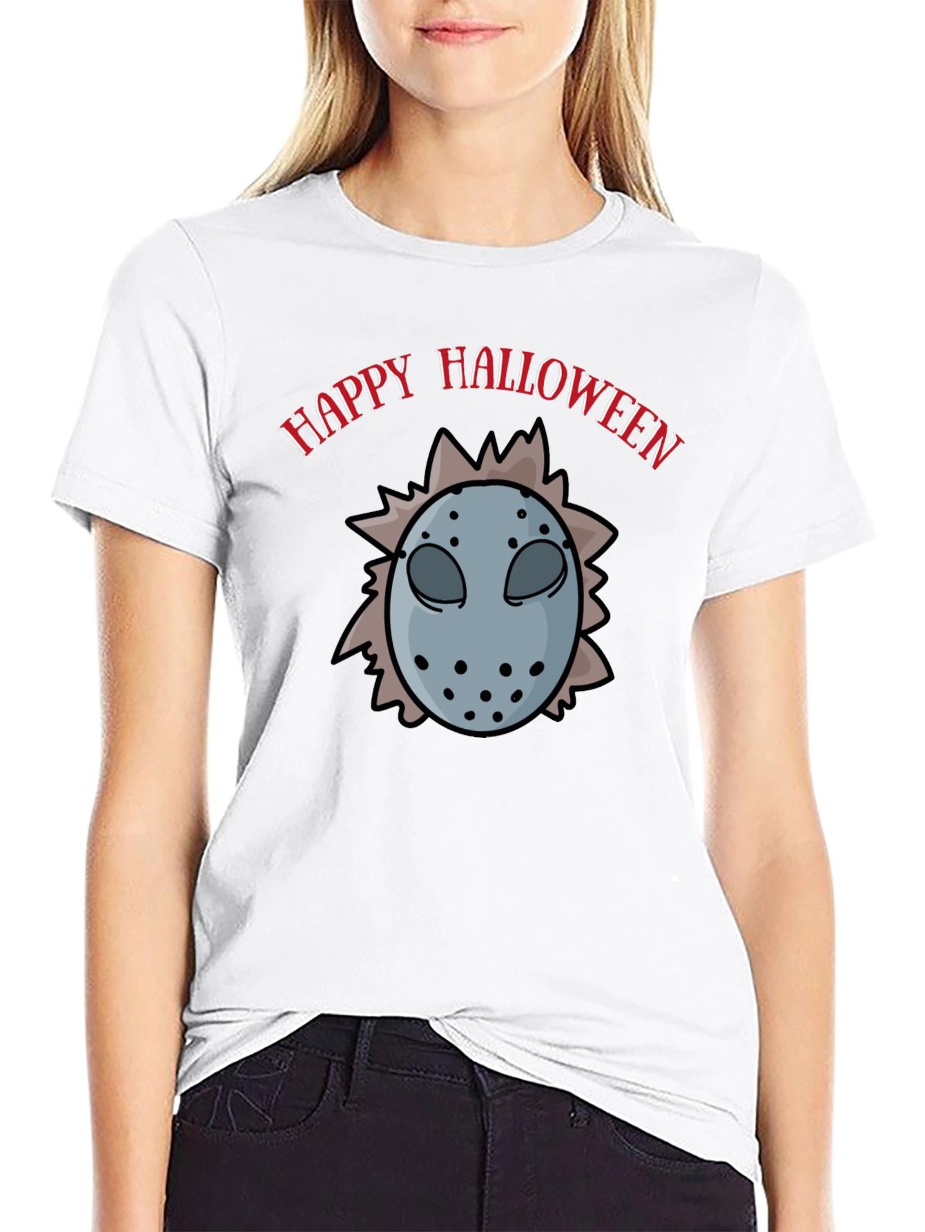 Happy Halloween Jason Mask T-Shirt
