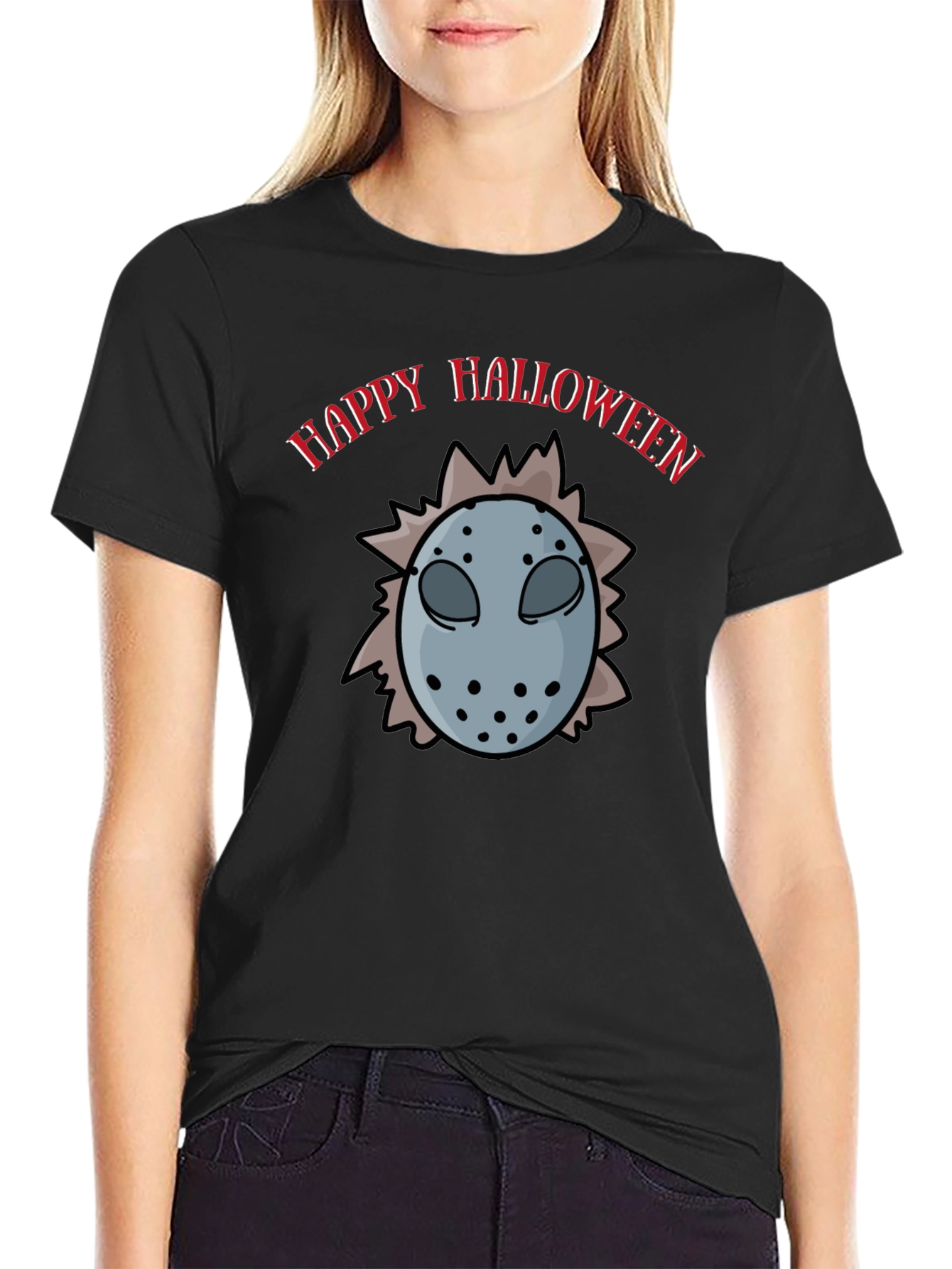 Happy Halloween Jason Mask T-Shirt