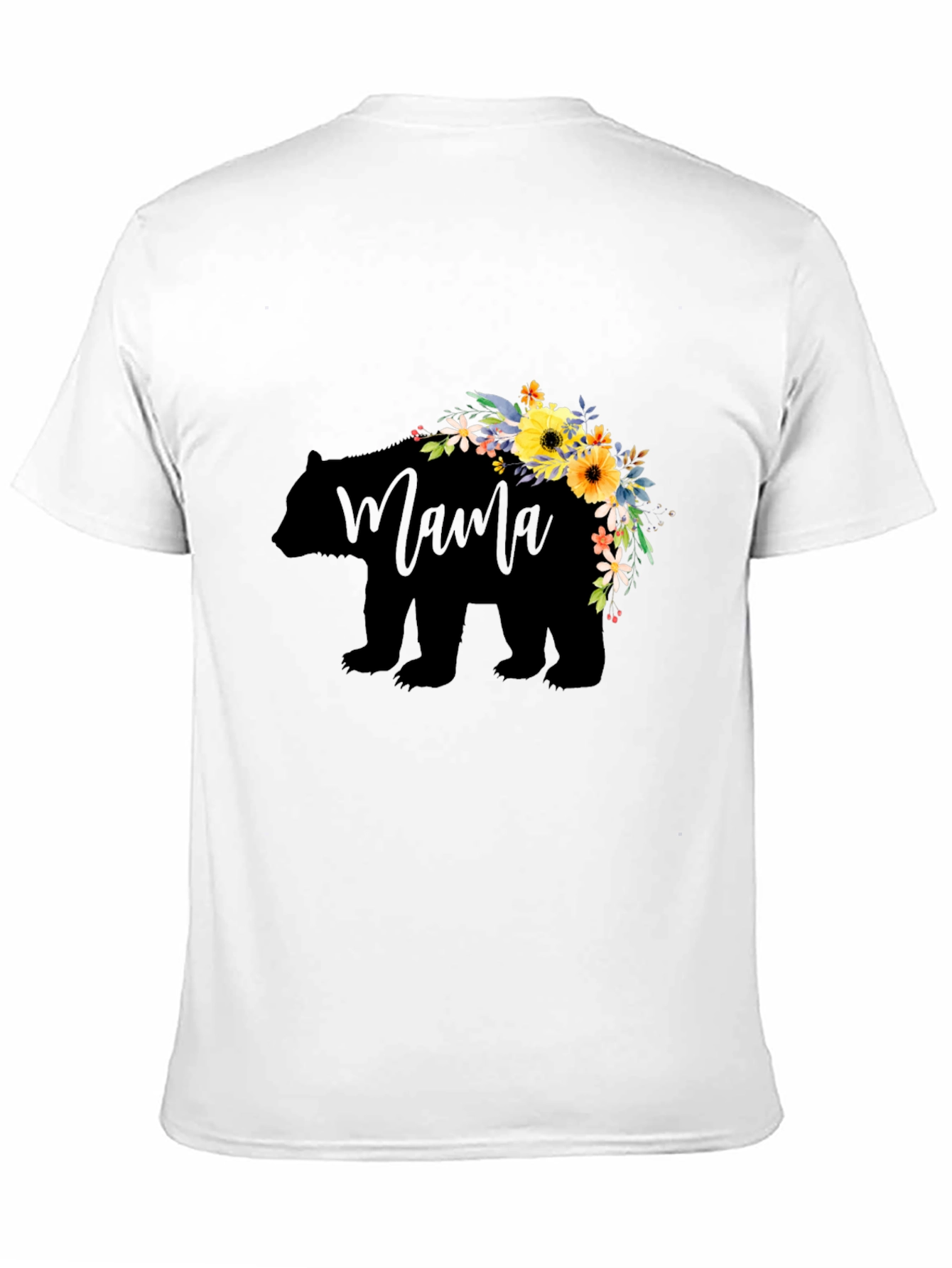 Mama Bear Floral Graphic T-Shirt
