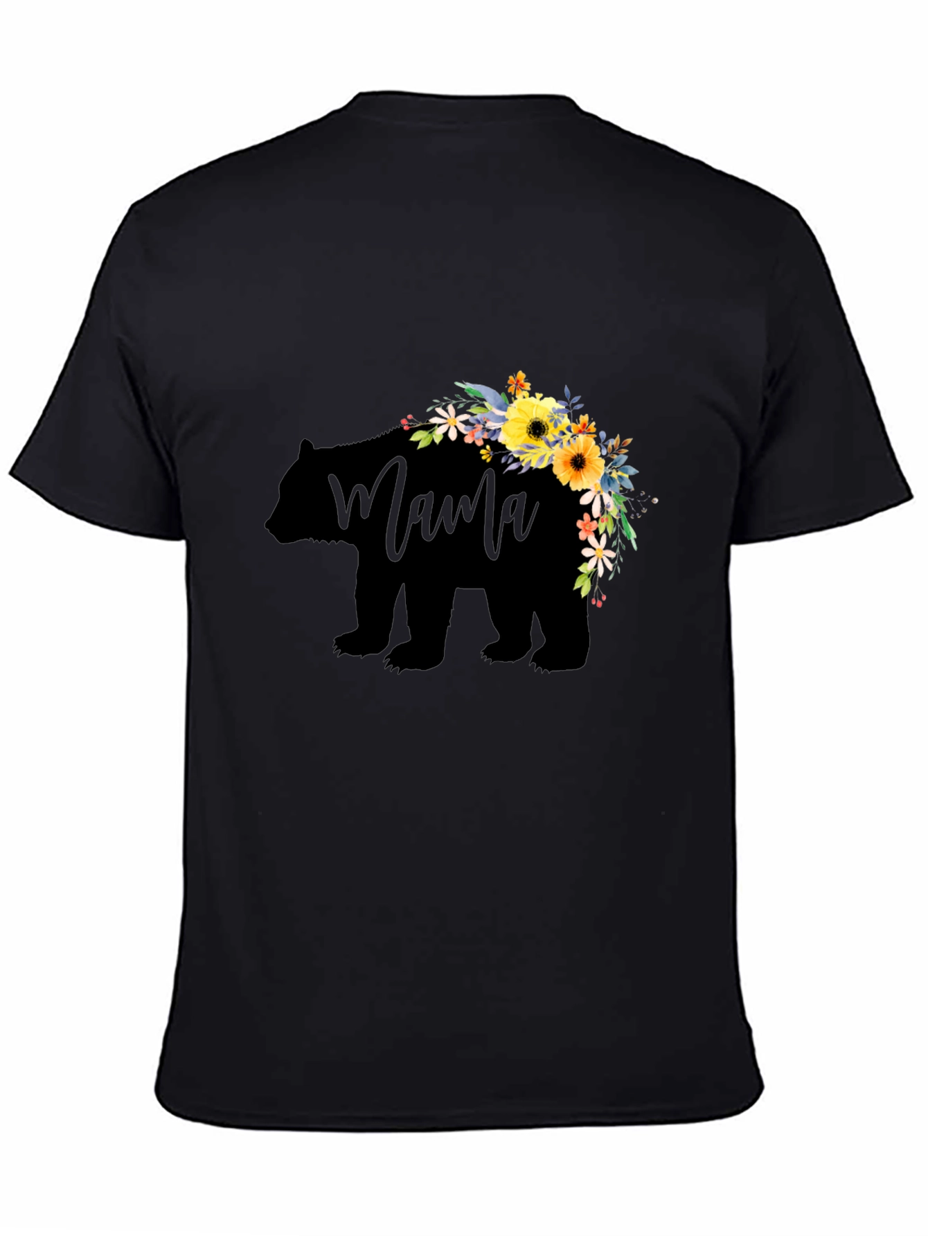 Mama Bear Floral Graphic T-Shirt