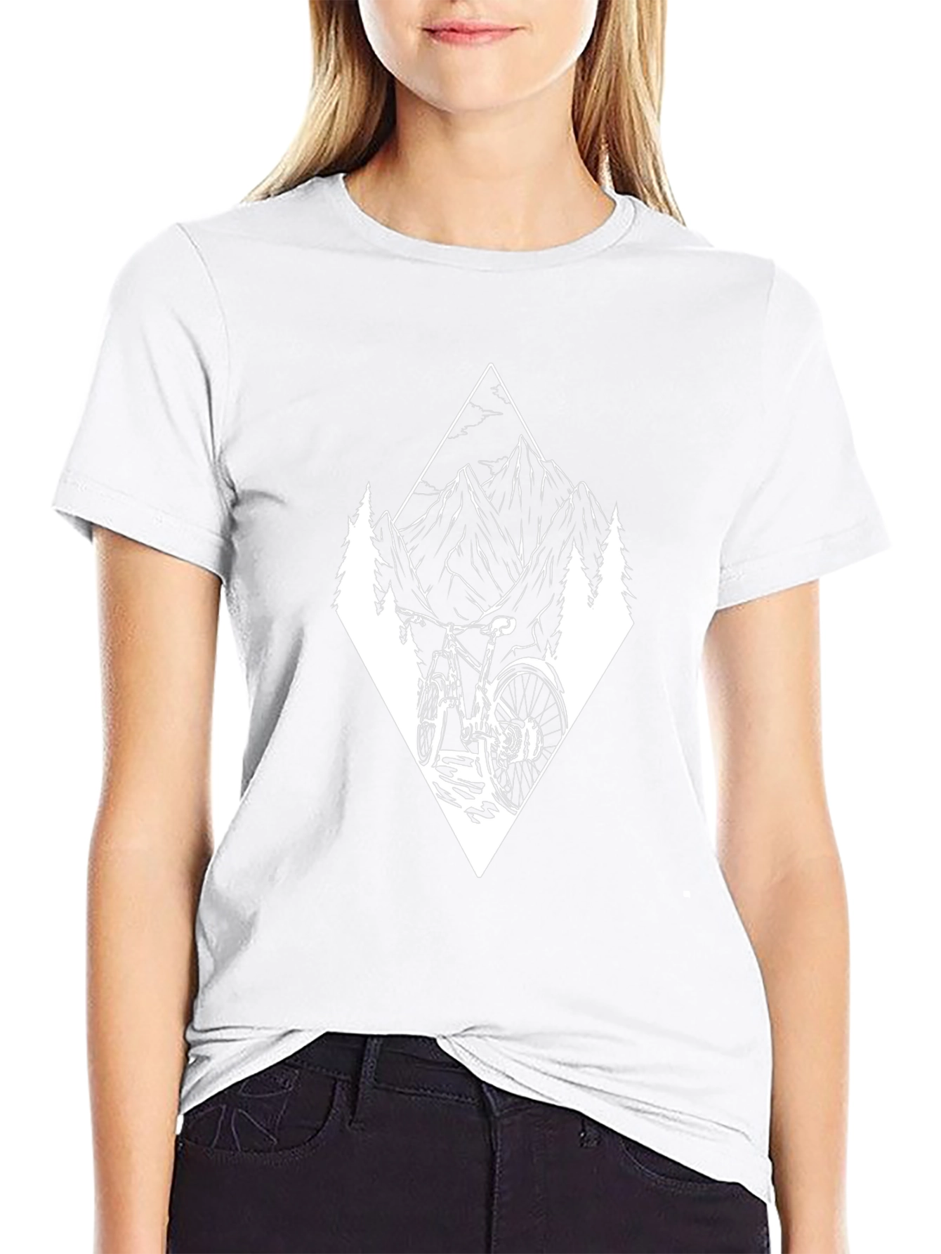 Mountain Bike Adventure Graphic Tee - Black