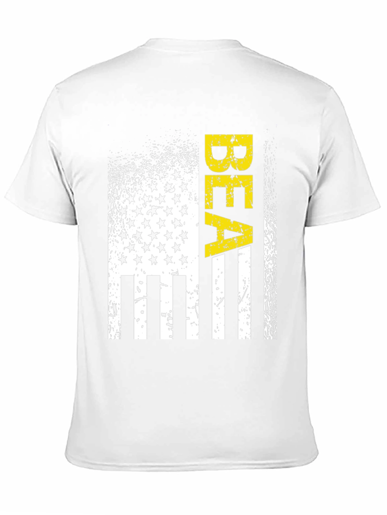 Distressed American Flag BEA Graphic T-Shirt