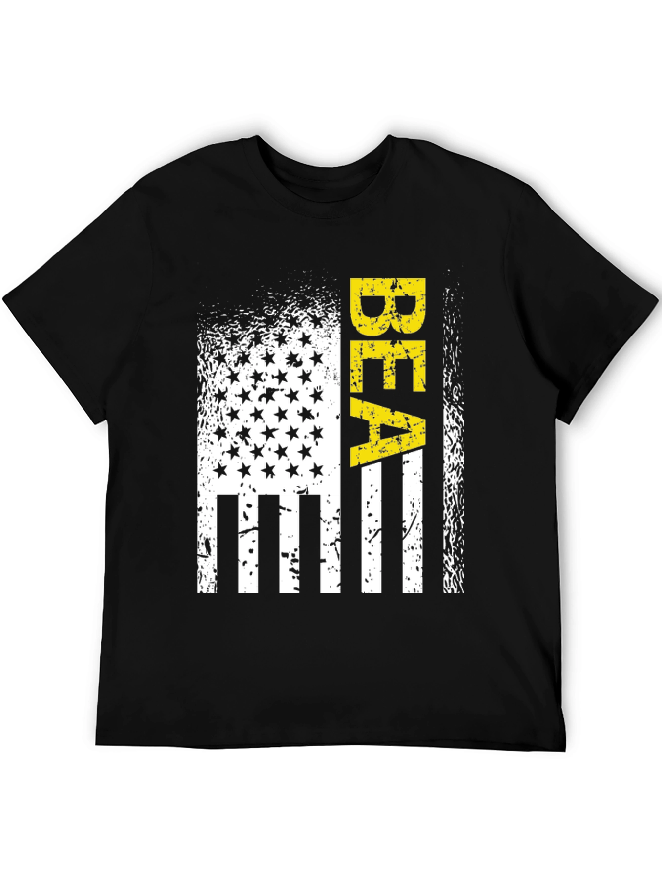 Distressed American Flag BEA Graphic T-Shirt