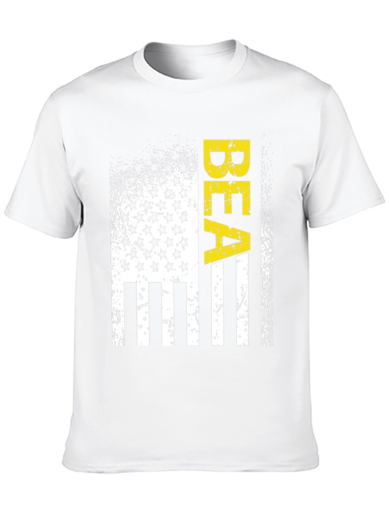 Distressed American Flag BEA Graphic T-Shirt