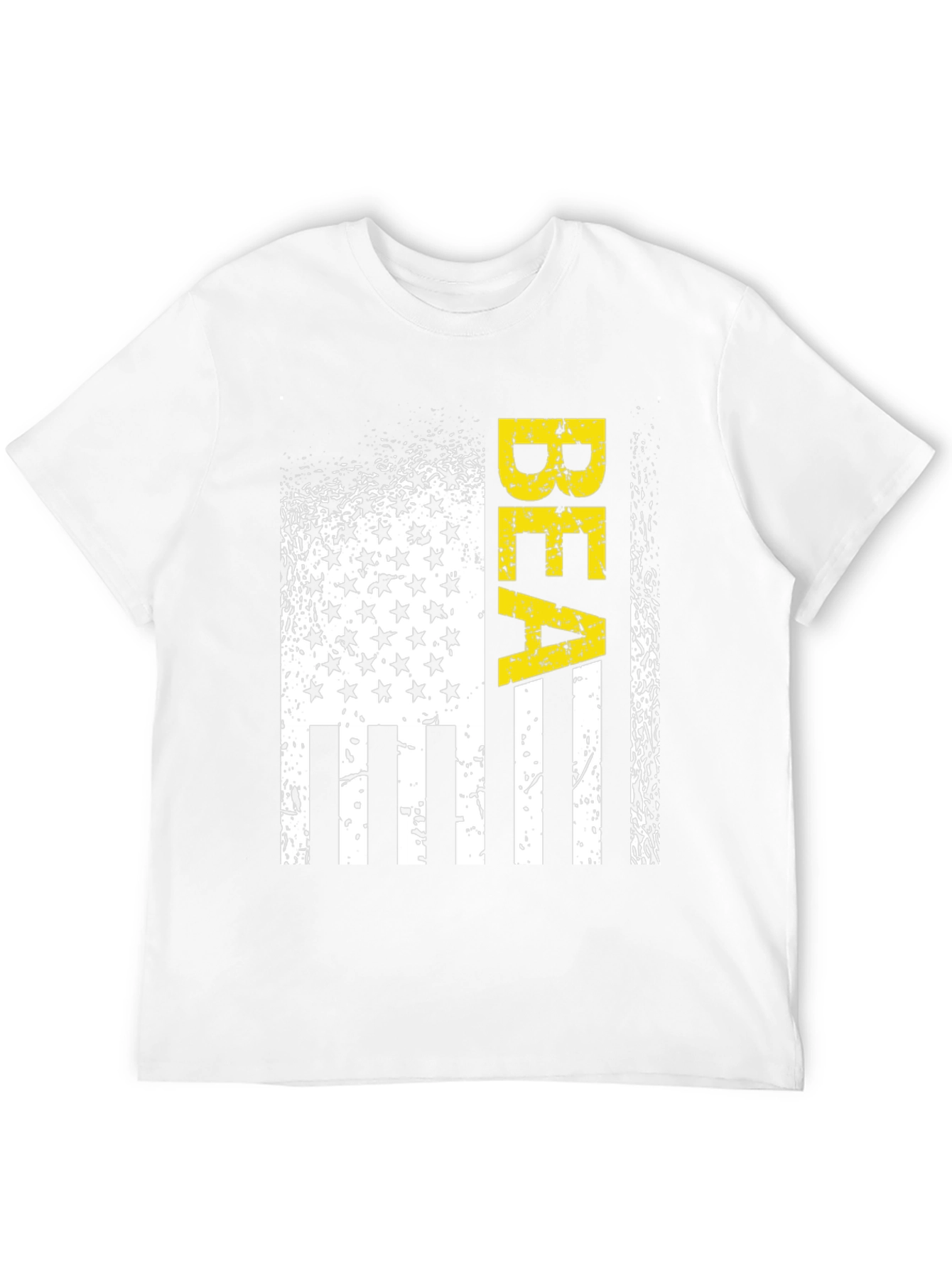 Distressed American Flag BEA Graphic T-Shirt