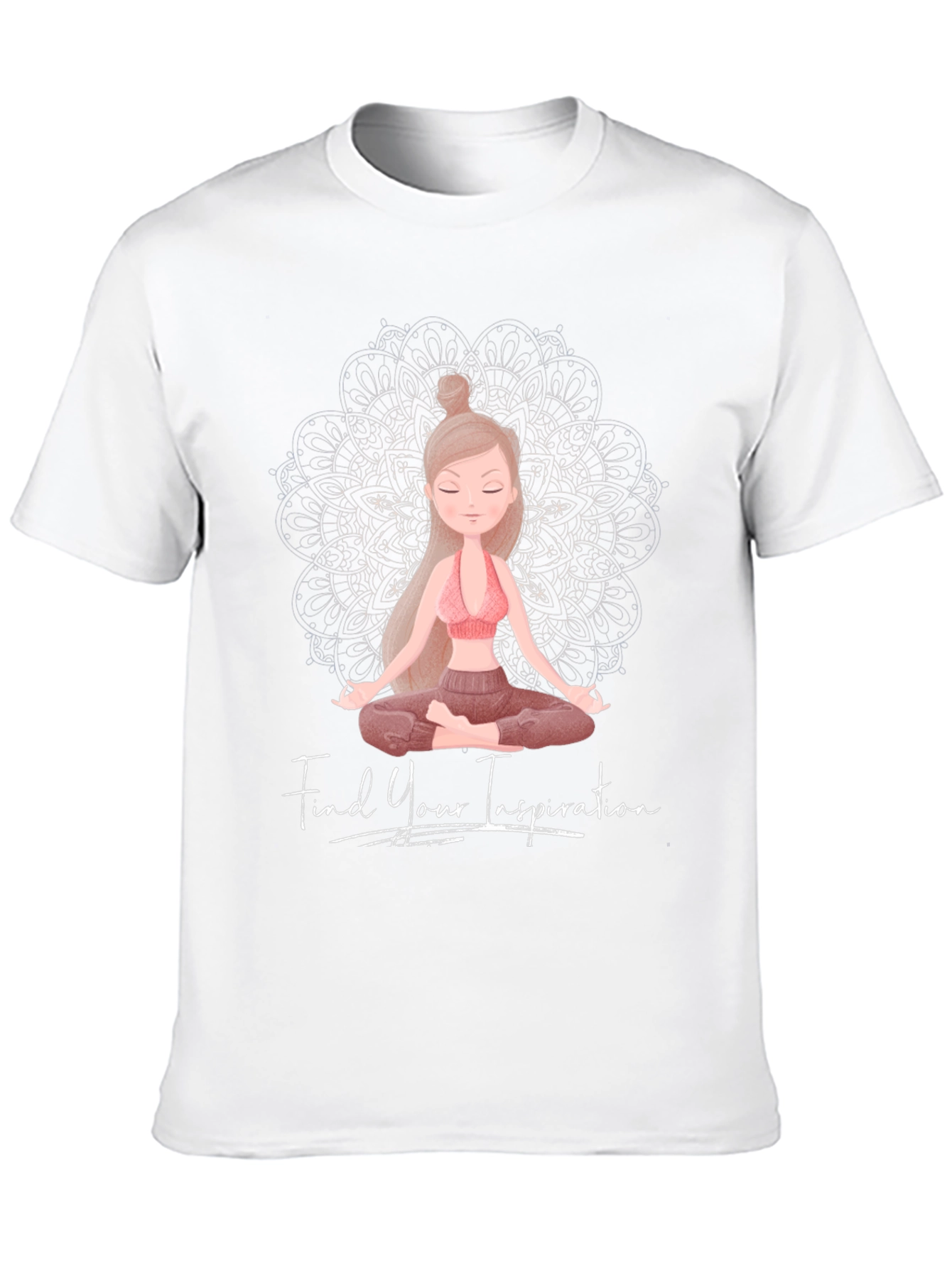 Inspirational Yoga Graphic Tee - Find Your Inspiration