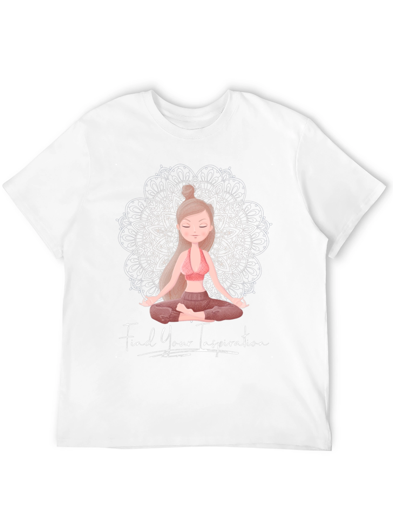 Inspirational Yoga Graphic Tee - Find Your Inspiration