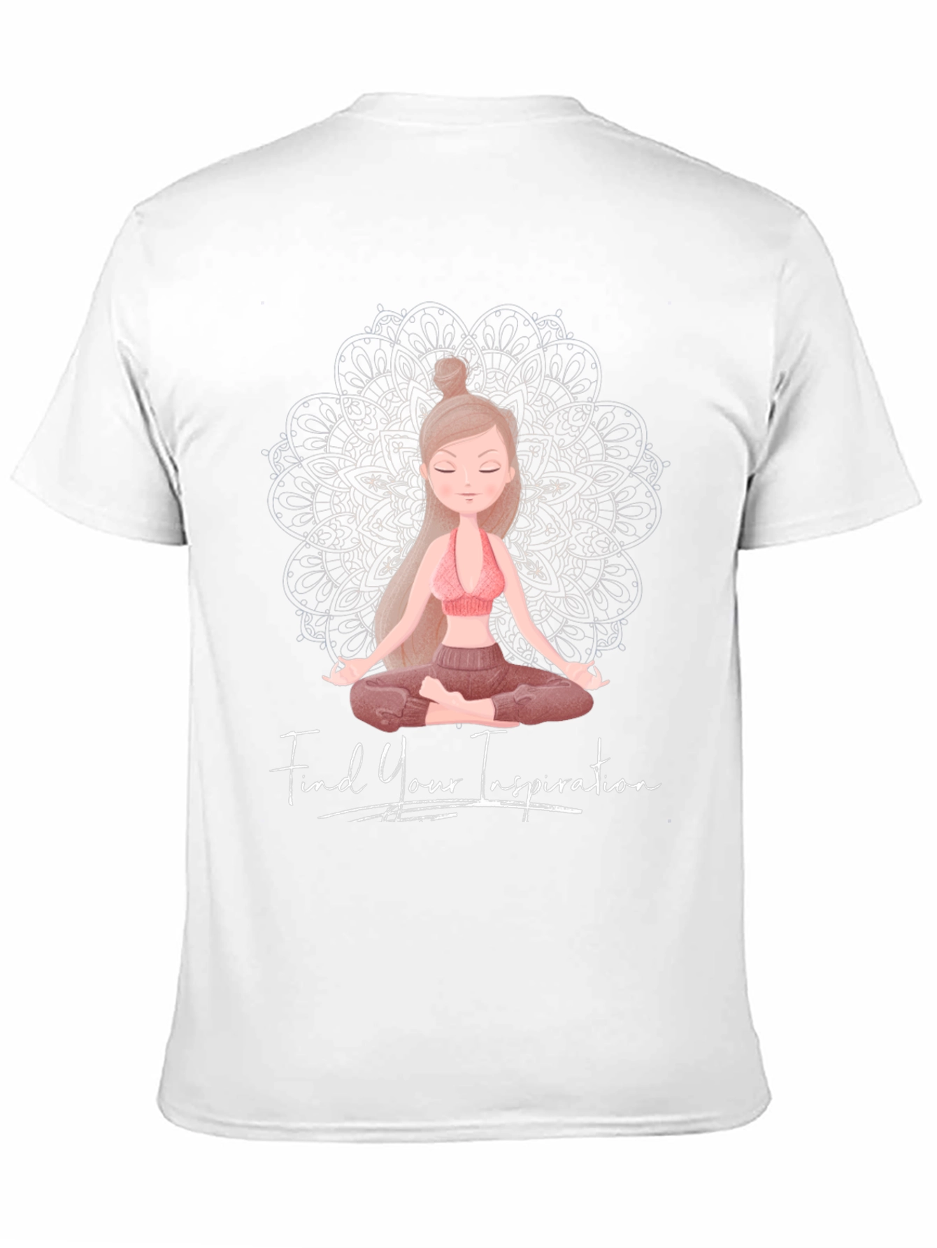Inspirational Yoga Graphic Tee - Find Your Inspiration
