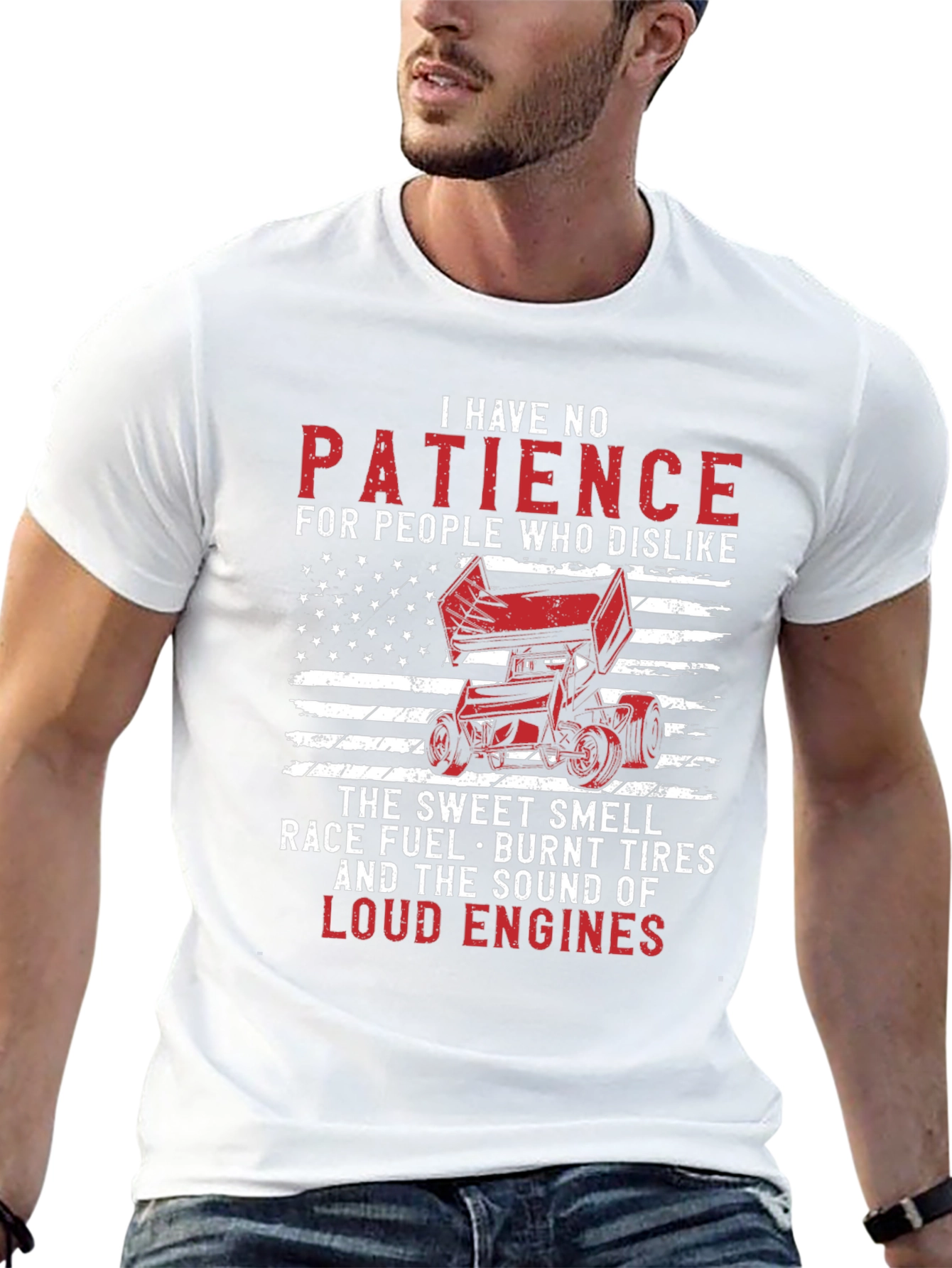 I Have No Patience Racing T-Shirt