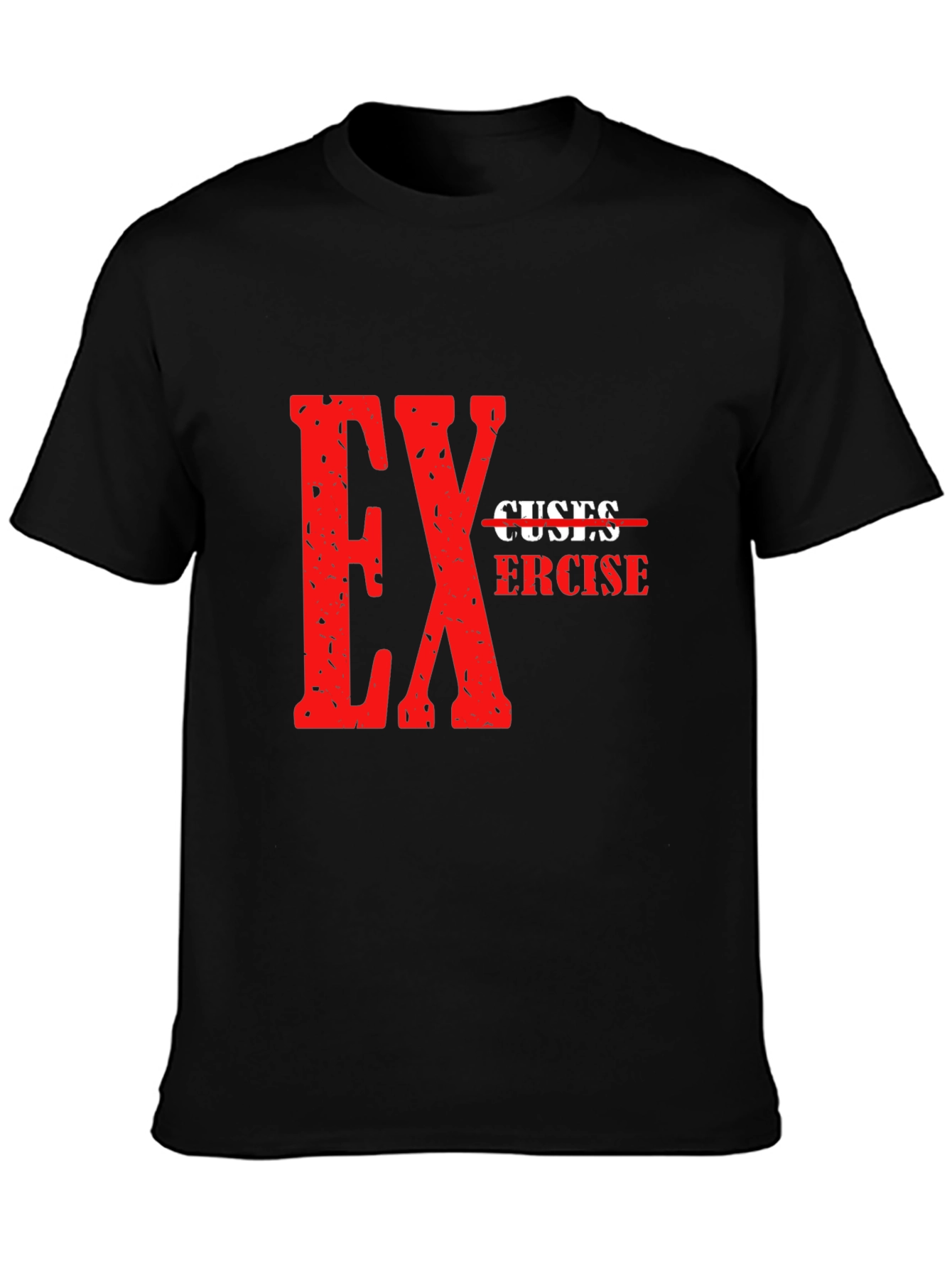 No Excuses Exercise Graphic Tee