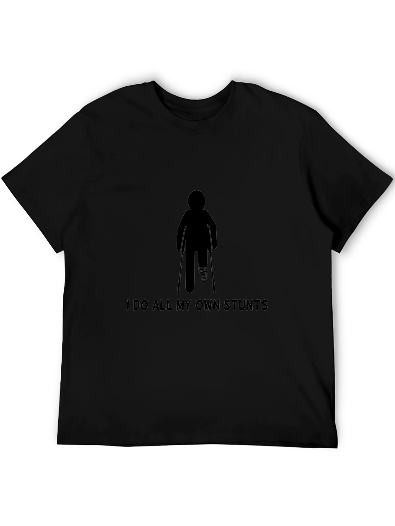Stuntman Amputee Humor Graphic T-Shirt