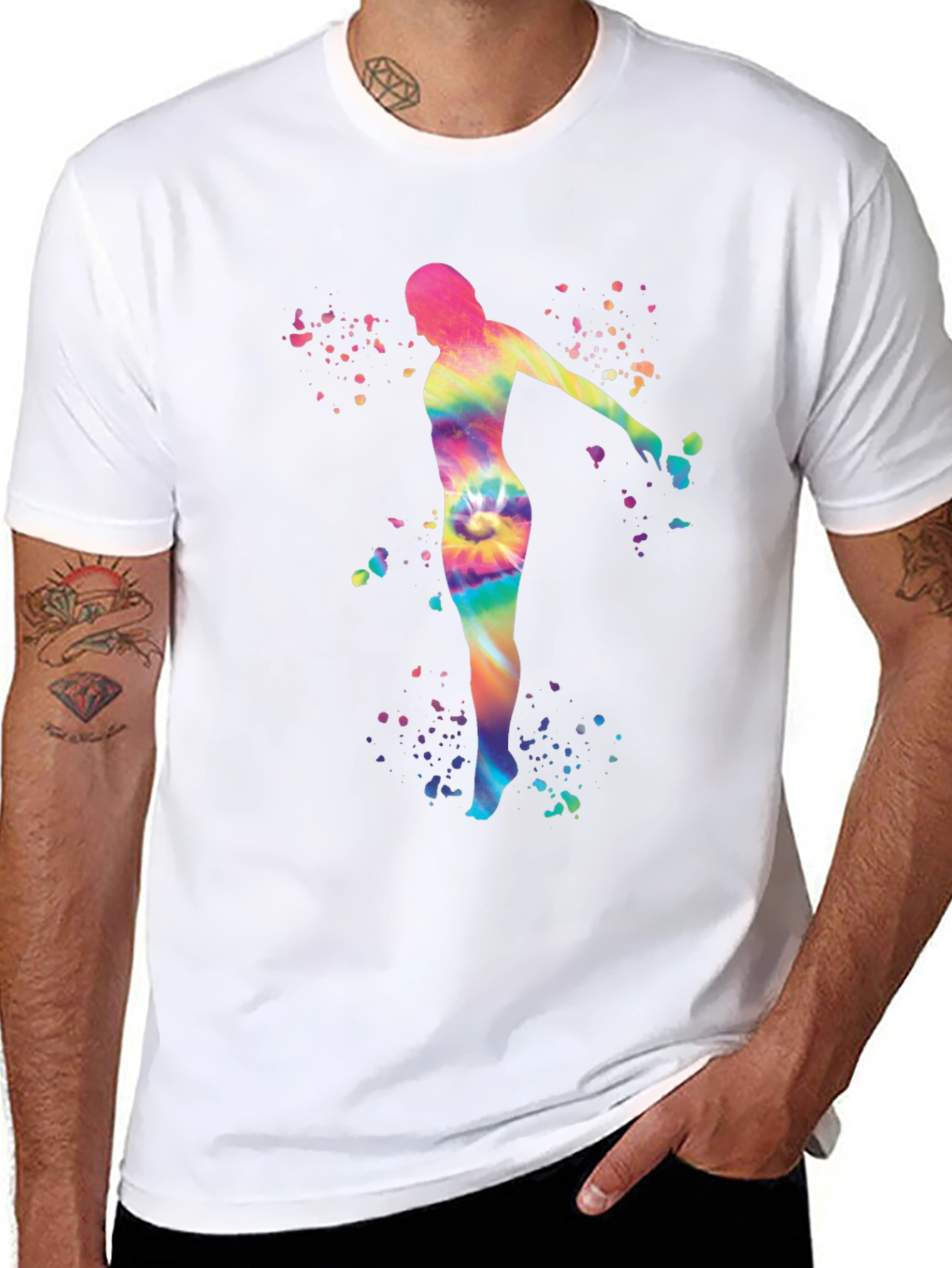 Tie Dye Woman Graphic Tee