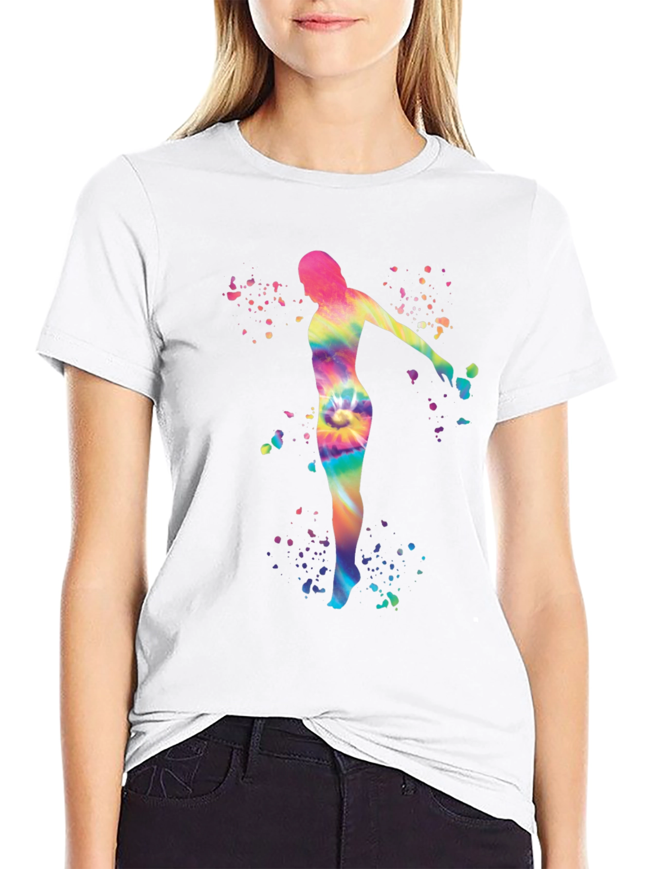 Tie Dye Woman Graphic Tee