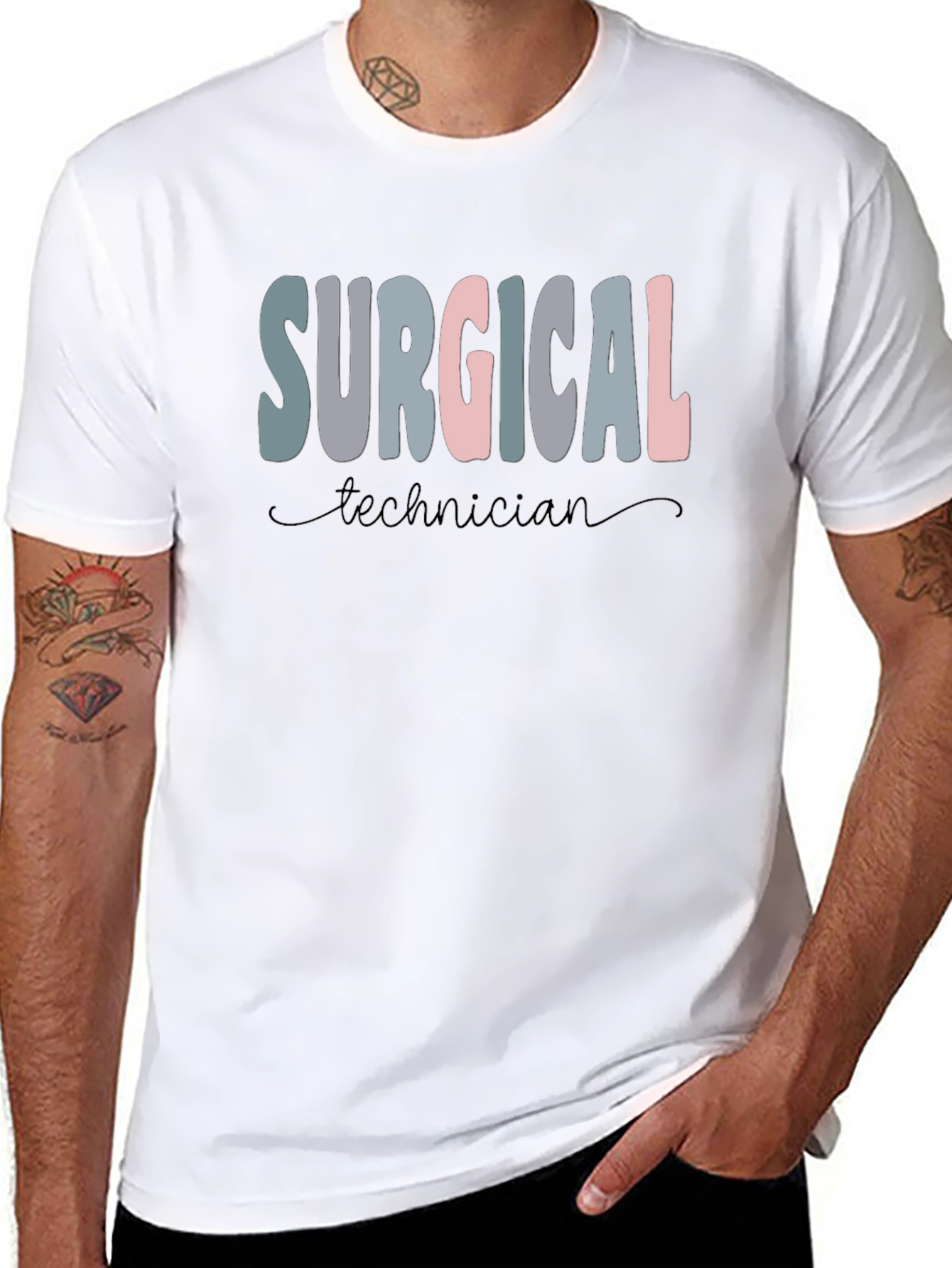 Surgical Technician T-Shirt Black