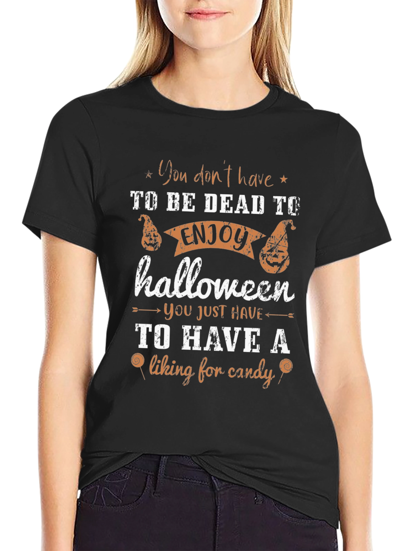 Halloween T-Shirt: Enjoy Halloween Liking for Candy