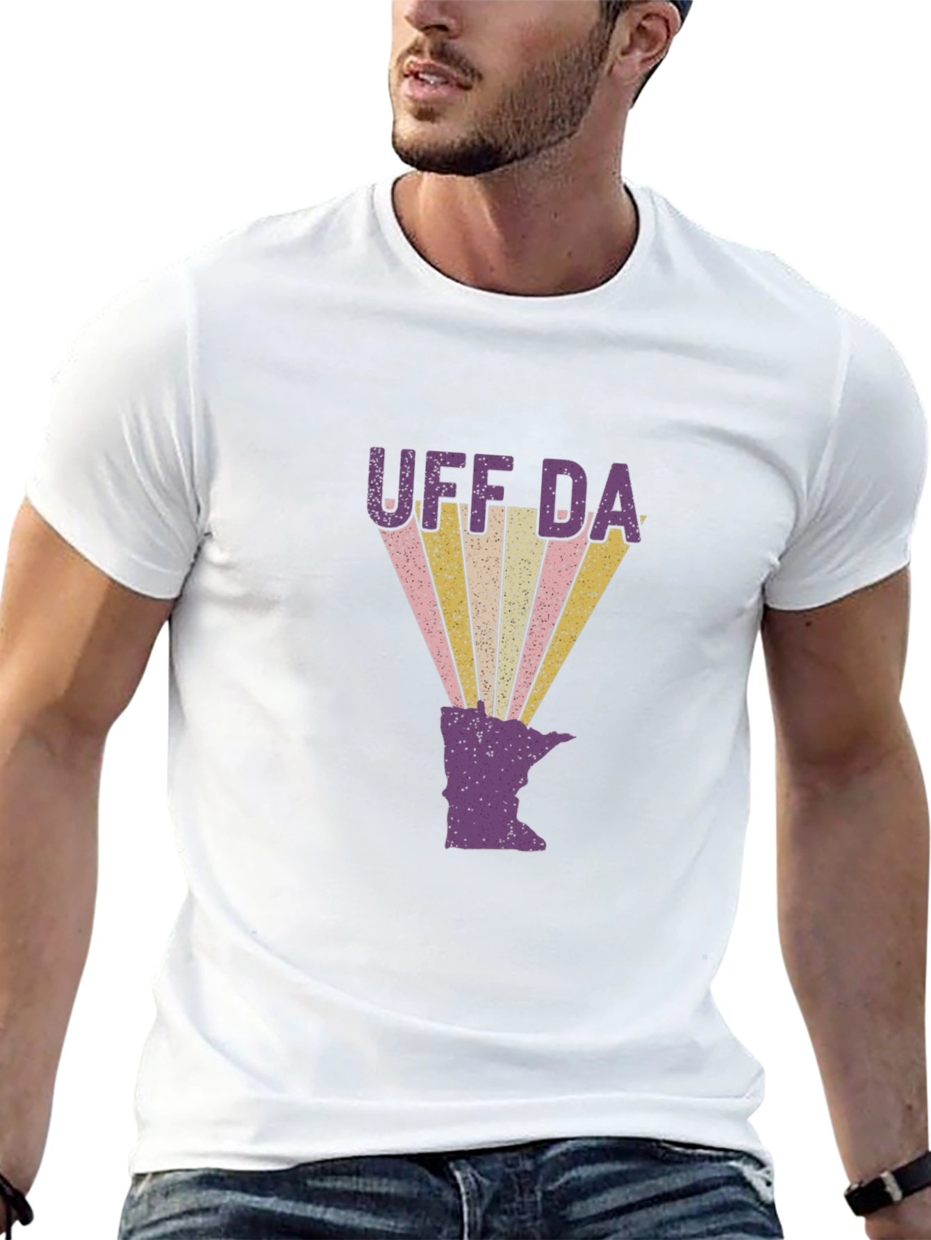 Uff Da Minnesota Retro T-Shirt