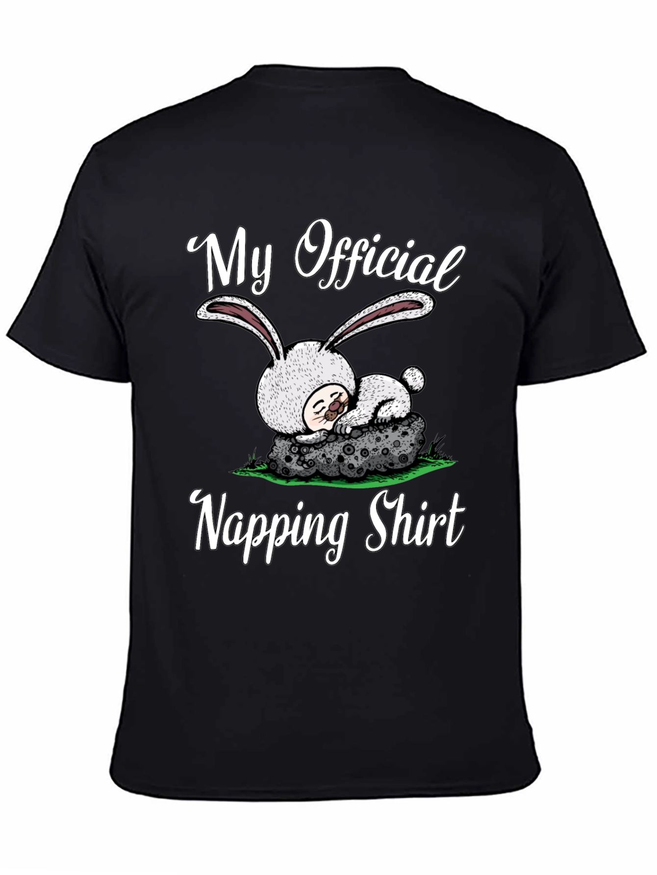 My Official Napping Shirt Cute Bunny Sleep Tee