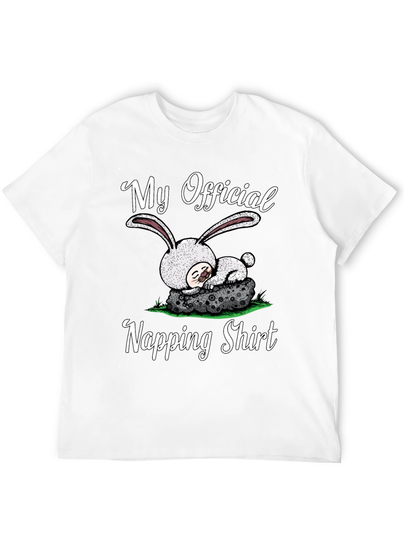 My Official Napping Shirt Cute Bunny Sleep Tee