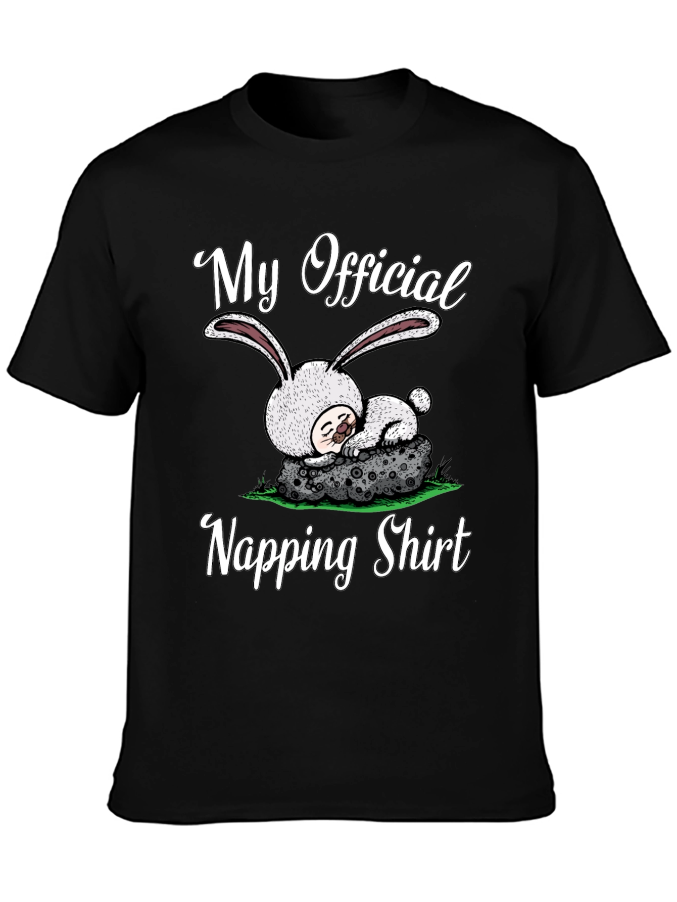 My Official Napping Shirt Cute Bunny Sleep Tee