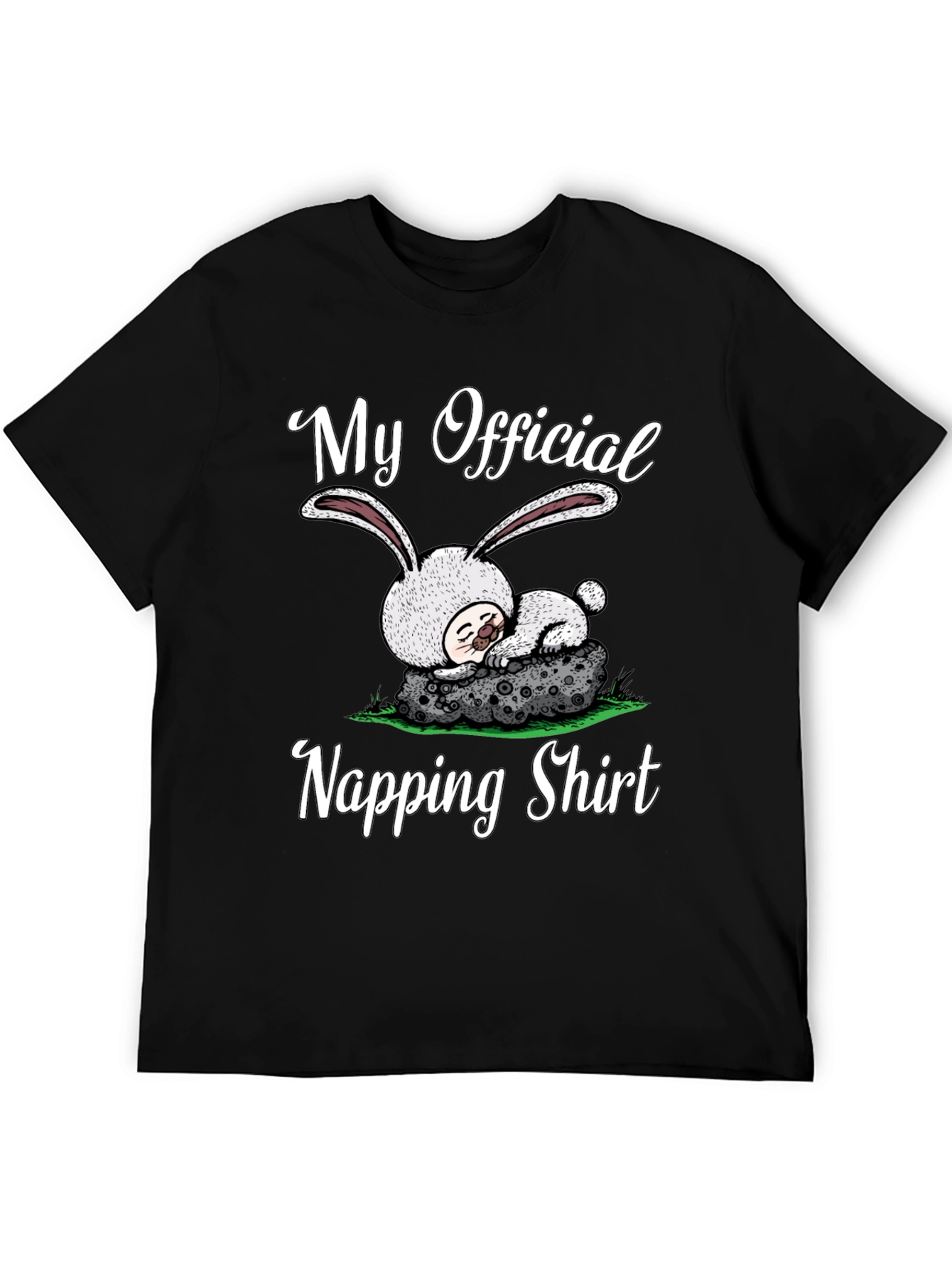My Official Napping Shirt Cute Bunny Sleep Tee