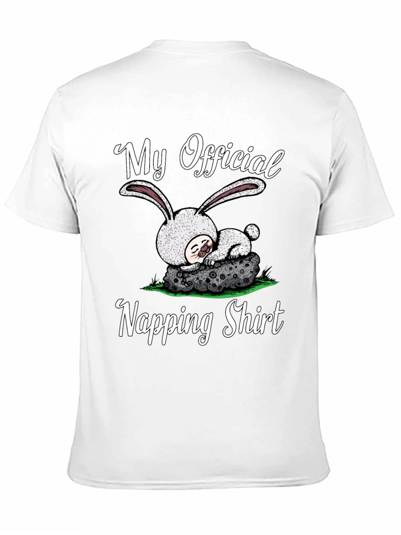 My Official Napping Shirt Cute Bunny Sleep Tee