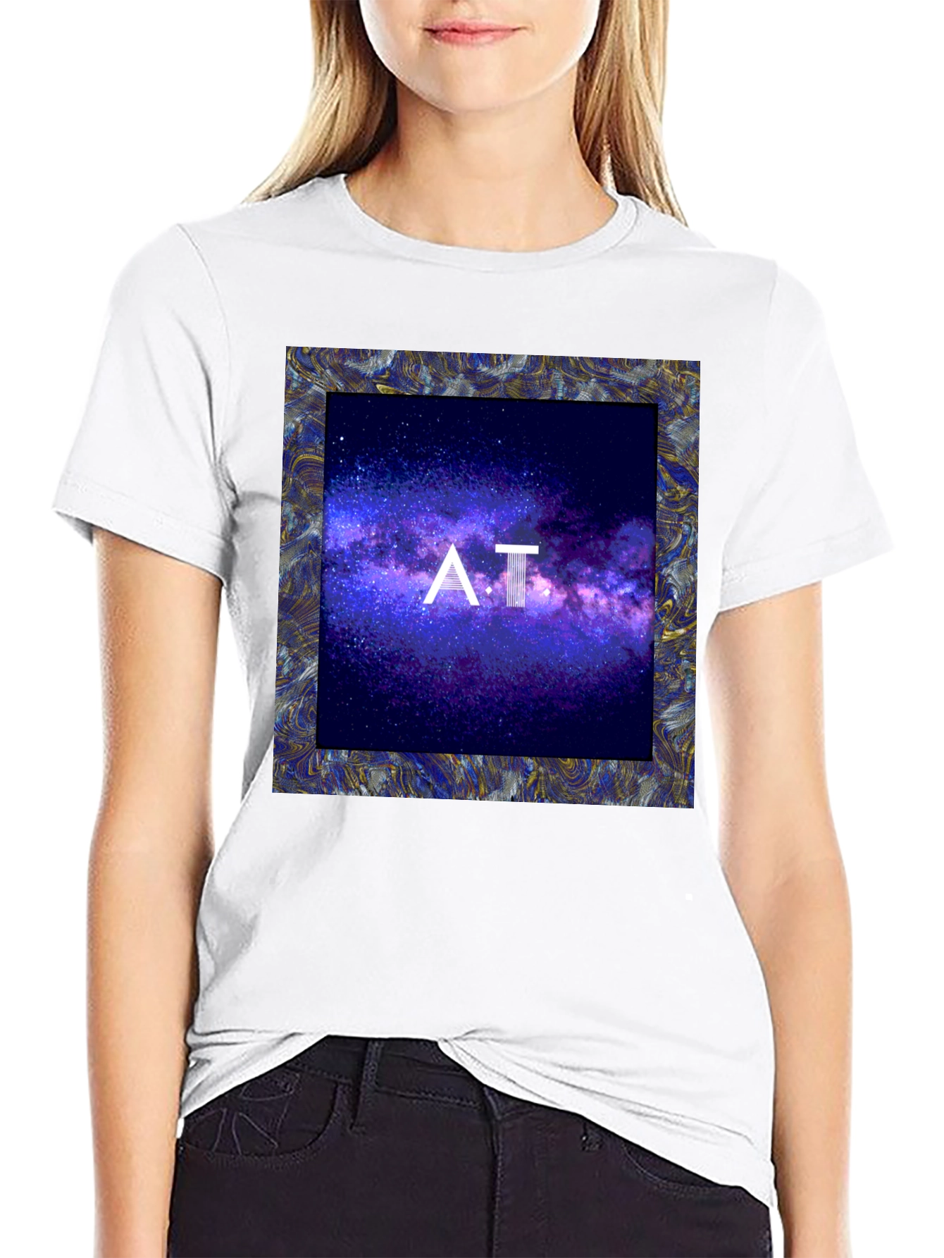 Galaxy Graphic Tee - Stylish Universe Design