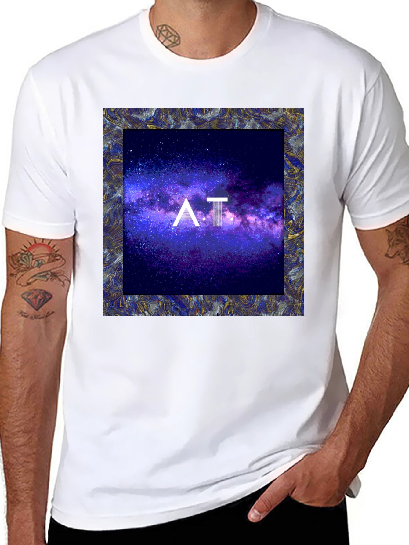Galaxy Graphic Tee - Stylish Universe Design