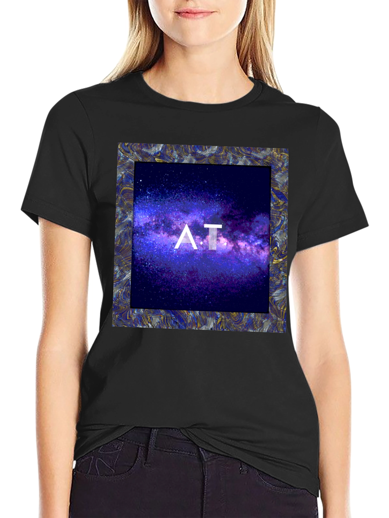 Galaxy Graphic Tee - Stylish Universe Design