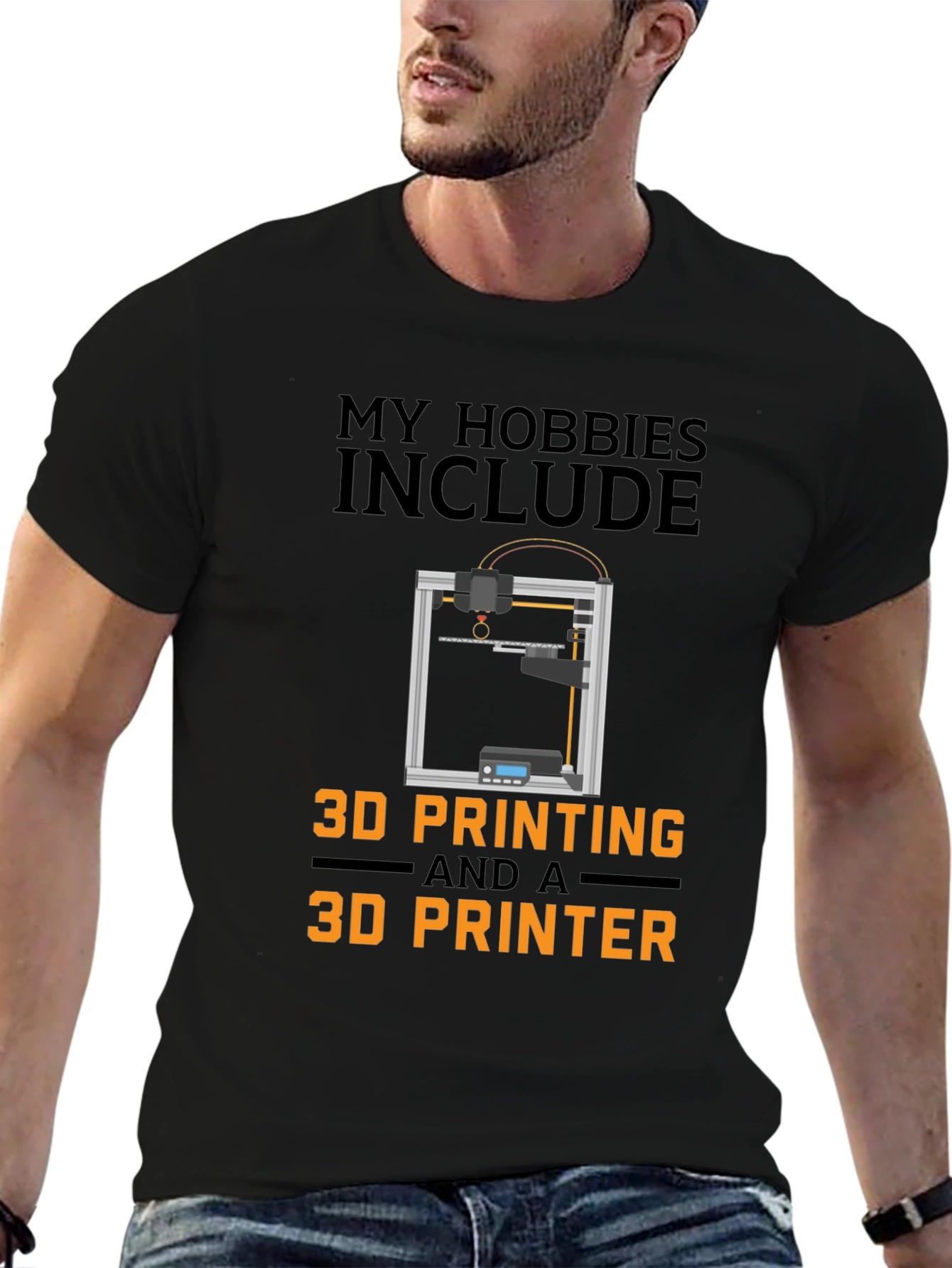 3D Printing Hobby T-Shirt - Funny 3D Printer Gift