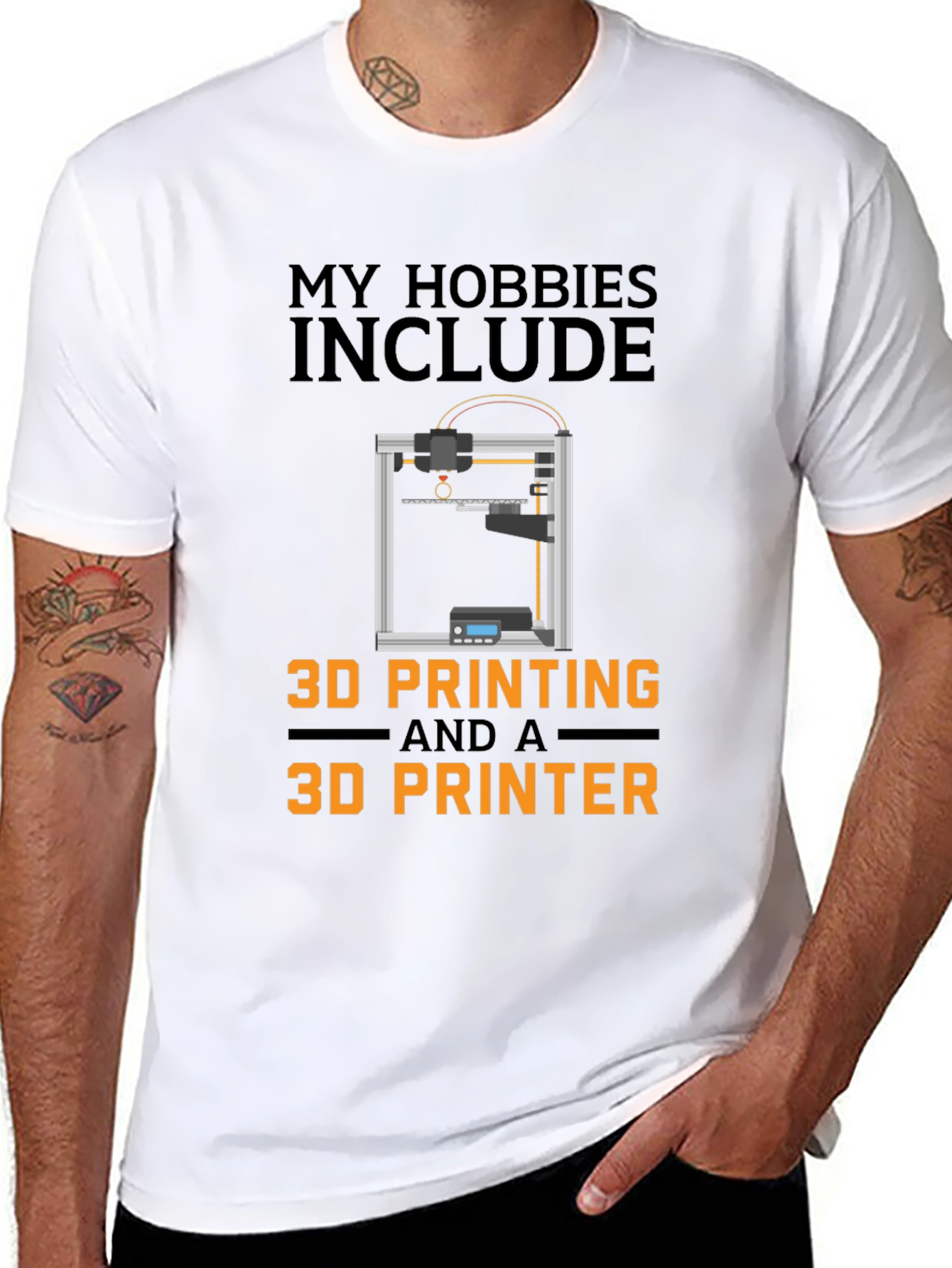 3D Printing Hobby T-Shirt - Funny 3D Printer Gift
