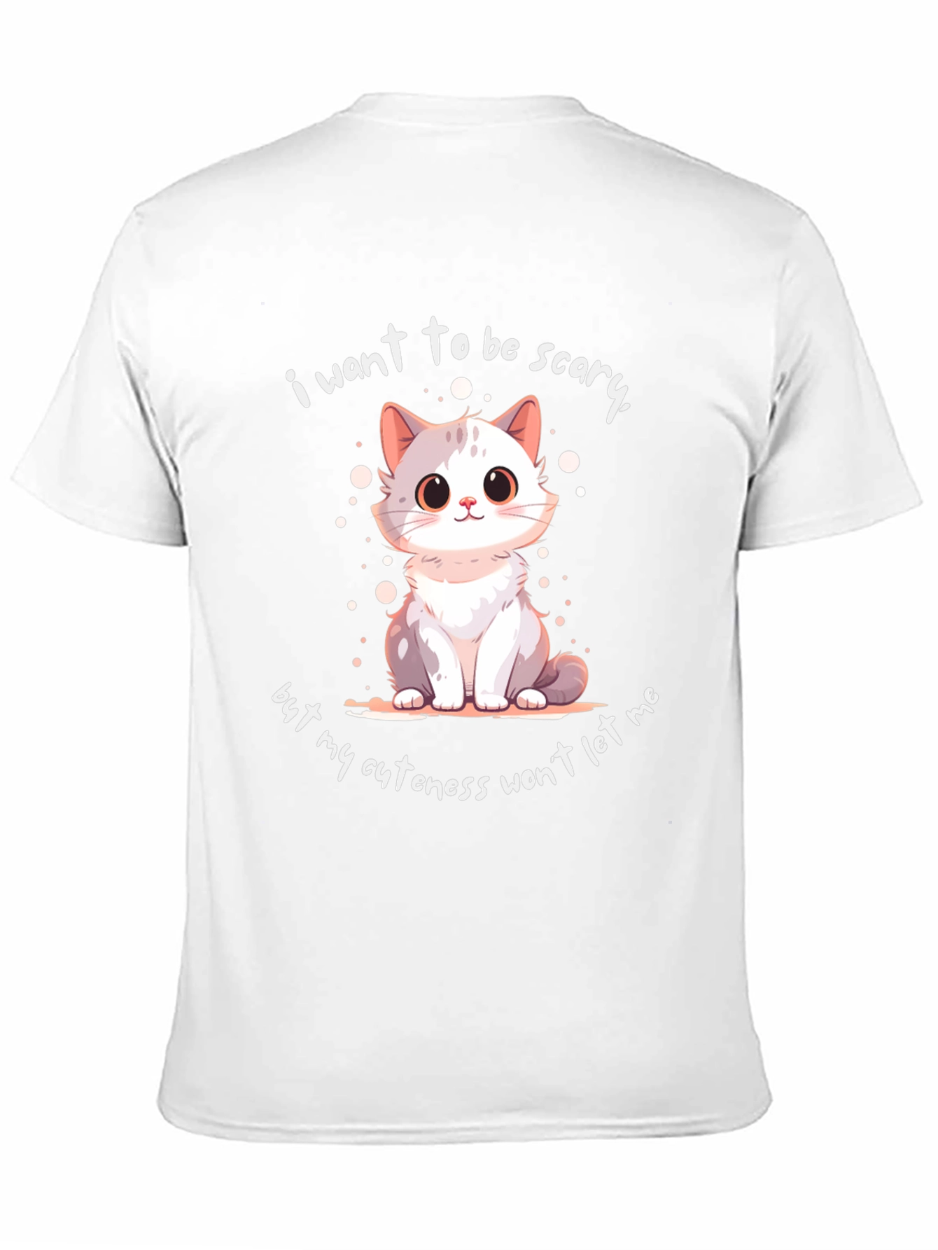 Cute Cat Graphic T-Shirt - Funny Saying