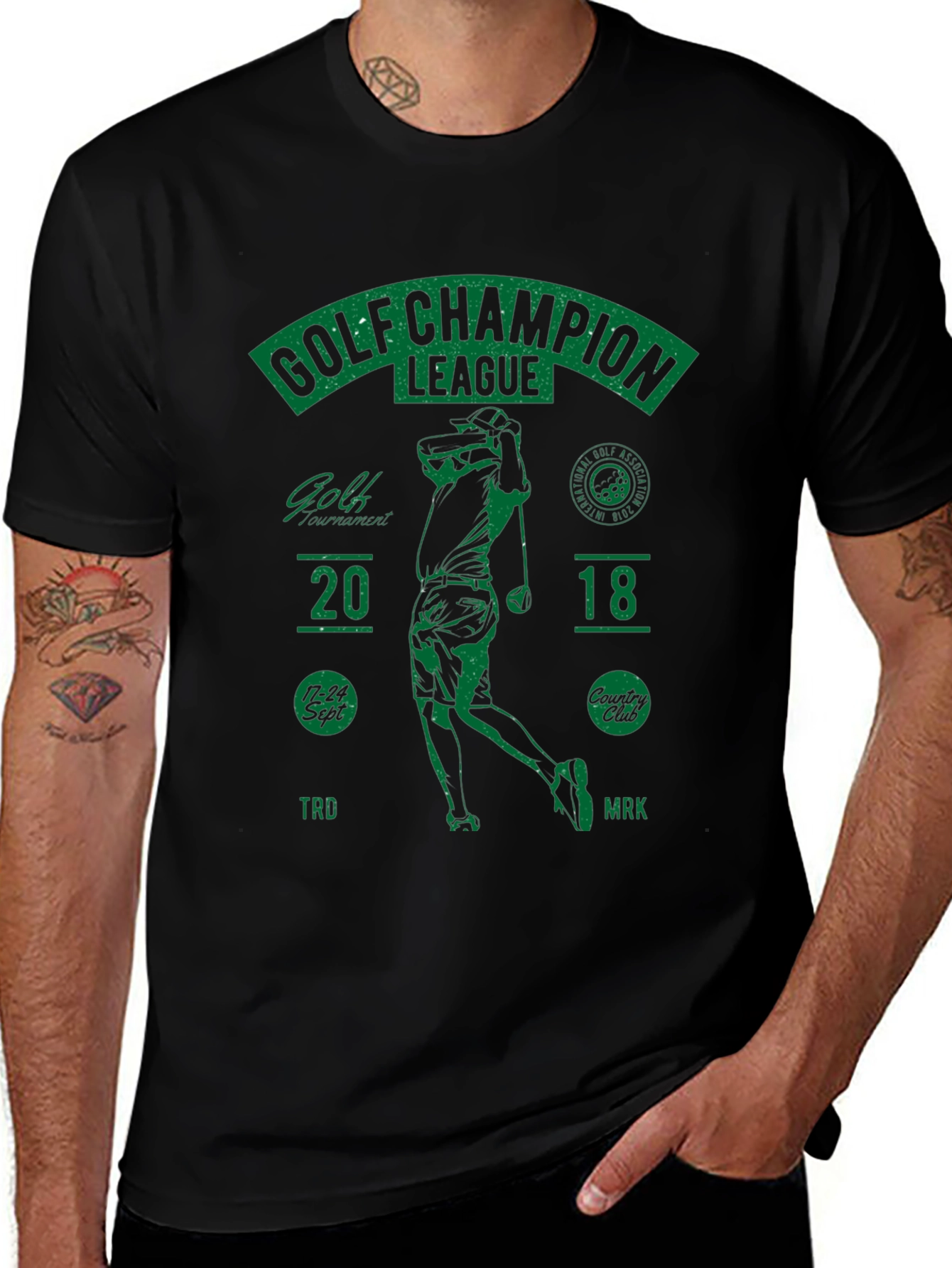 Golf Champion League Graphic T-Shirt