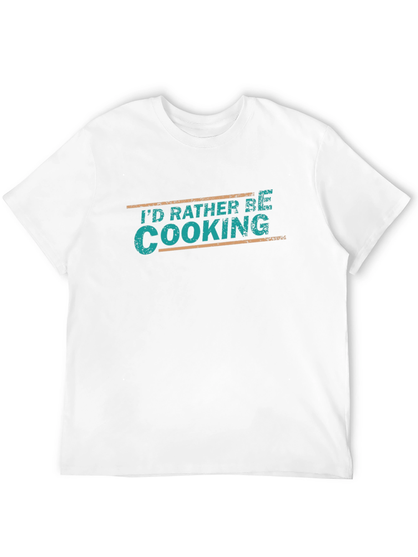 Id Rather Be Cooking Black T-Shirt