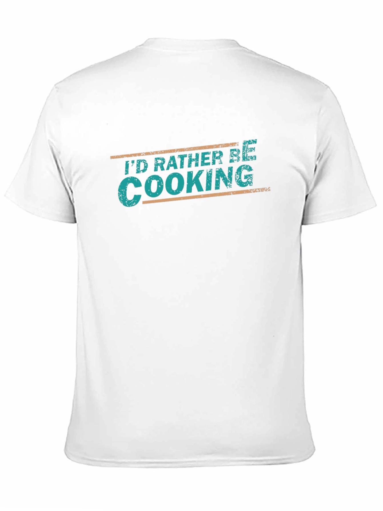 Id Rather Be Cooking Black T-Shirt