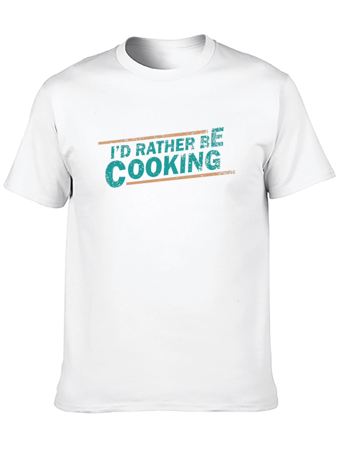 Id Rather Be Cooking Black T-Shirt