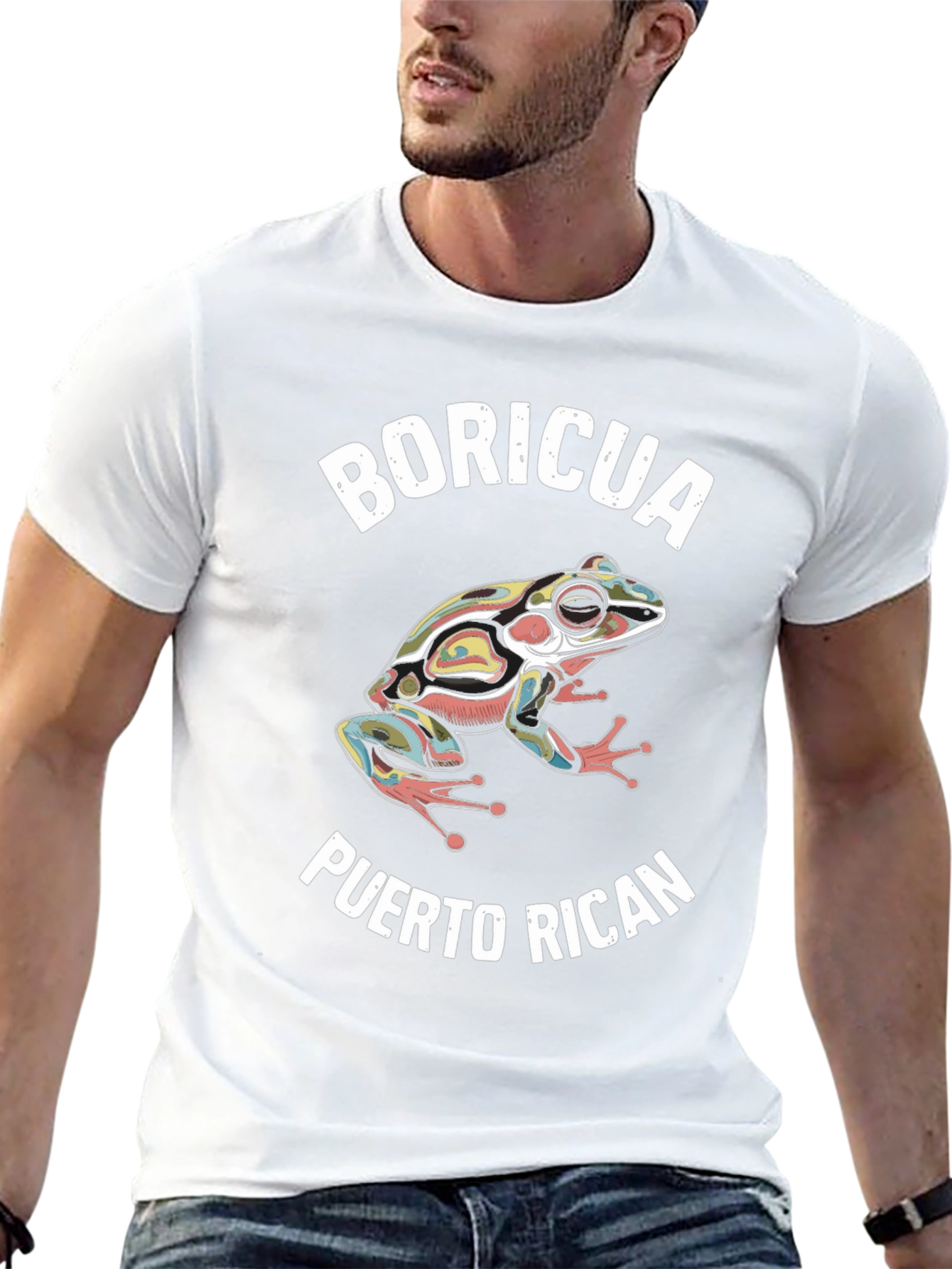 Boricua Puerto Rican Frog T-Shirt