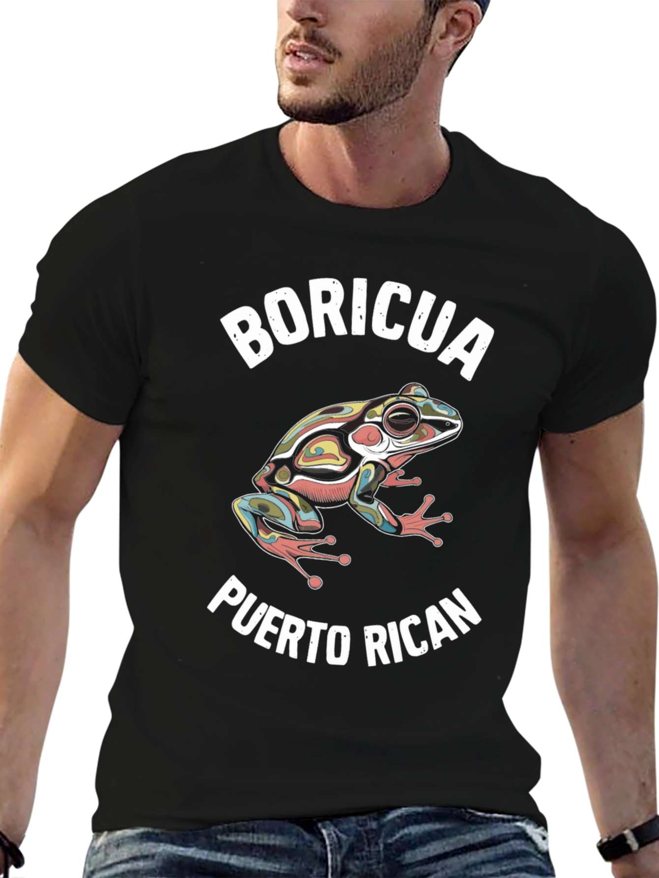 Boricua Puerto Rican Frog T-Shirt