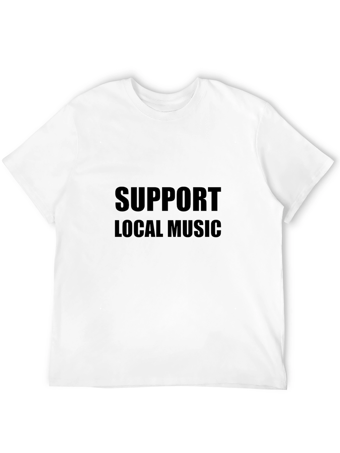 Support Local Music Graphic Tee - Black