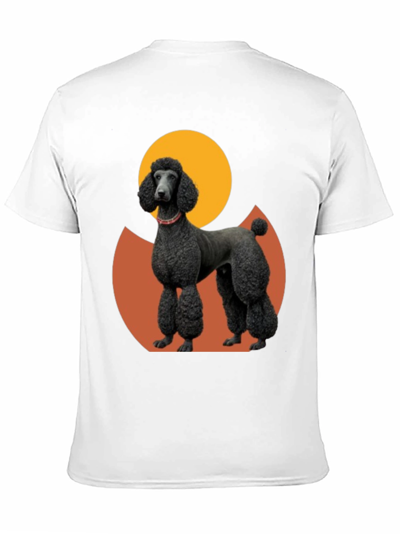 Poodle Graphic Tee - Black Cotton Blend